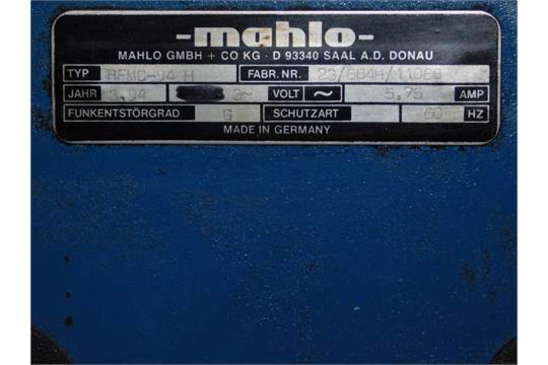 Mahlo System straitening Machine: Model RFMC 94H, 350Volts, 5.7amps, Working width 77 3/8", - Image 4 of 5