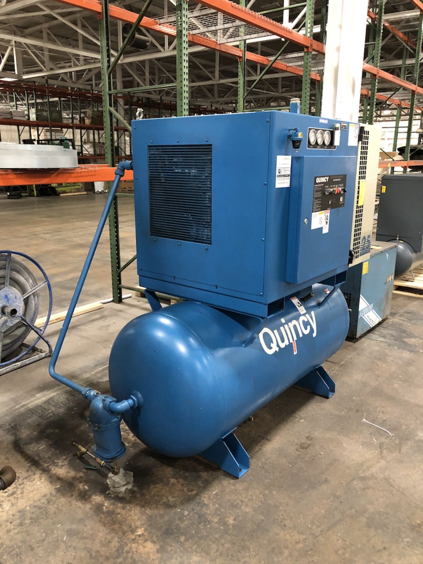 Quincy Air Compressor, 53,947.2 Hours, Rigging/ Loading Fee: $100 - Image 4 of 5