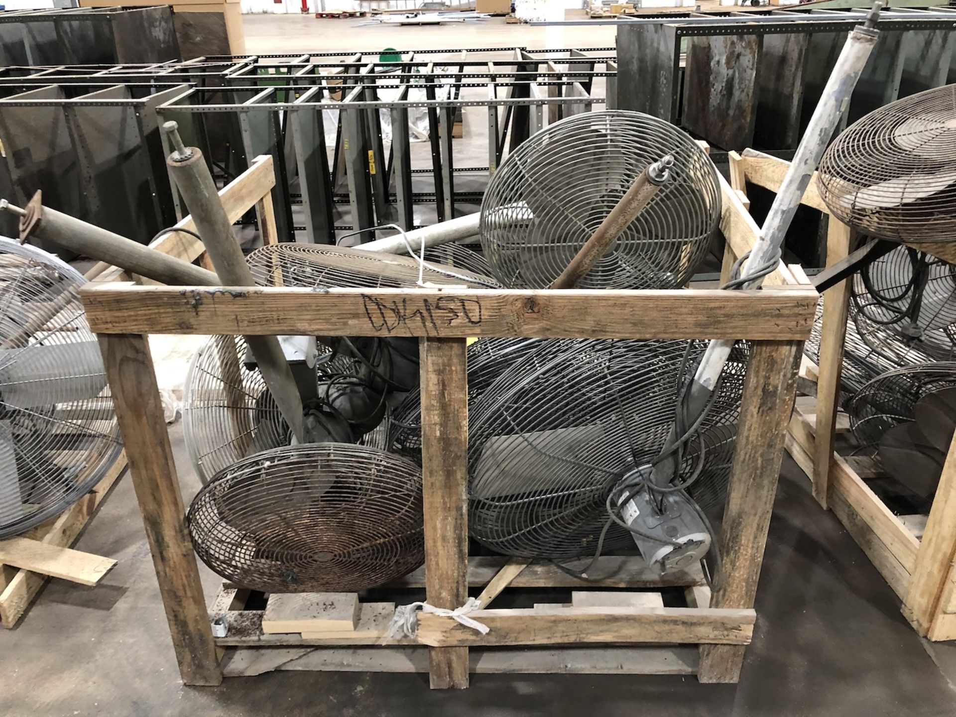 Pallet of Circular Fans, Approximately 5 Fans, Rigging/ Loading Fee: $25