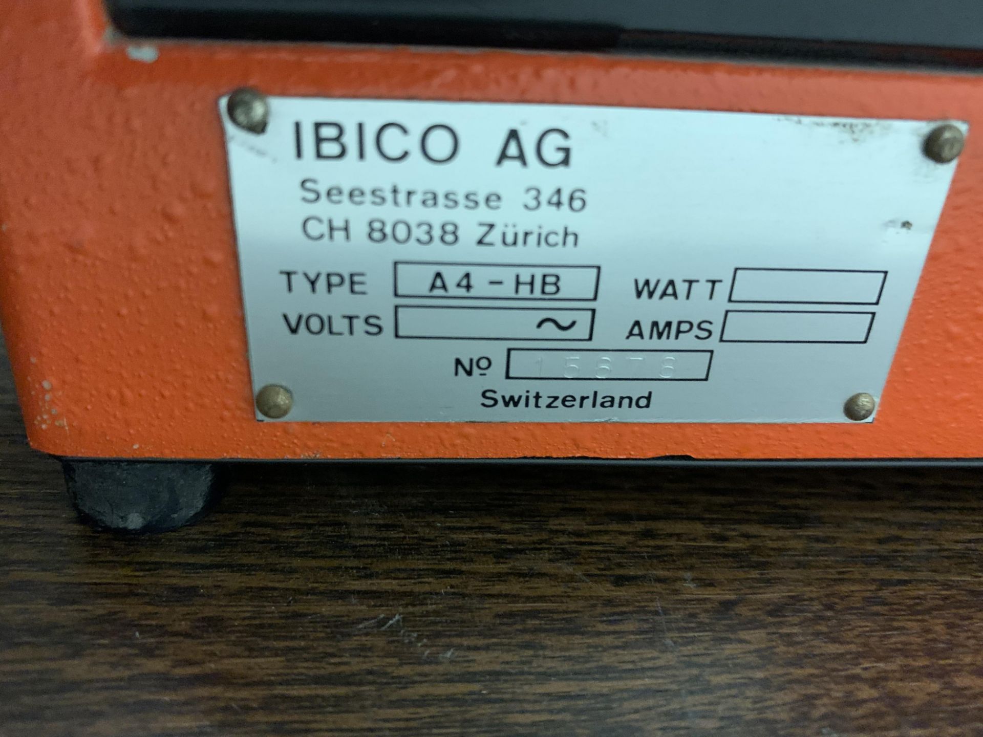 Ibico AG Tyoe A4-HB S/N 15878 Binding Machine - Image 3 of 4
