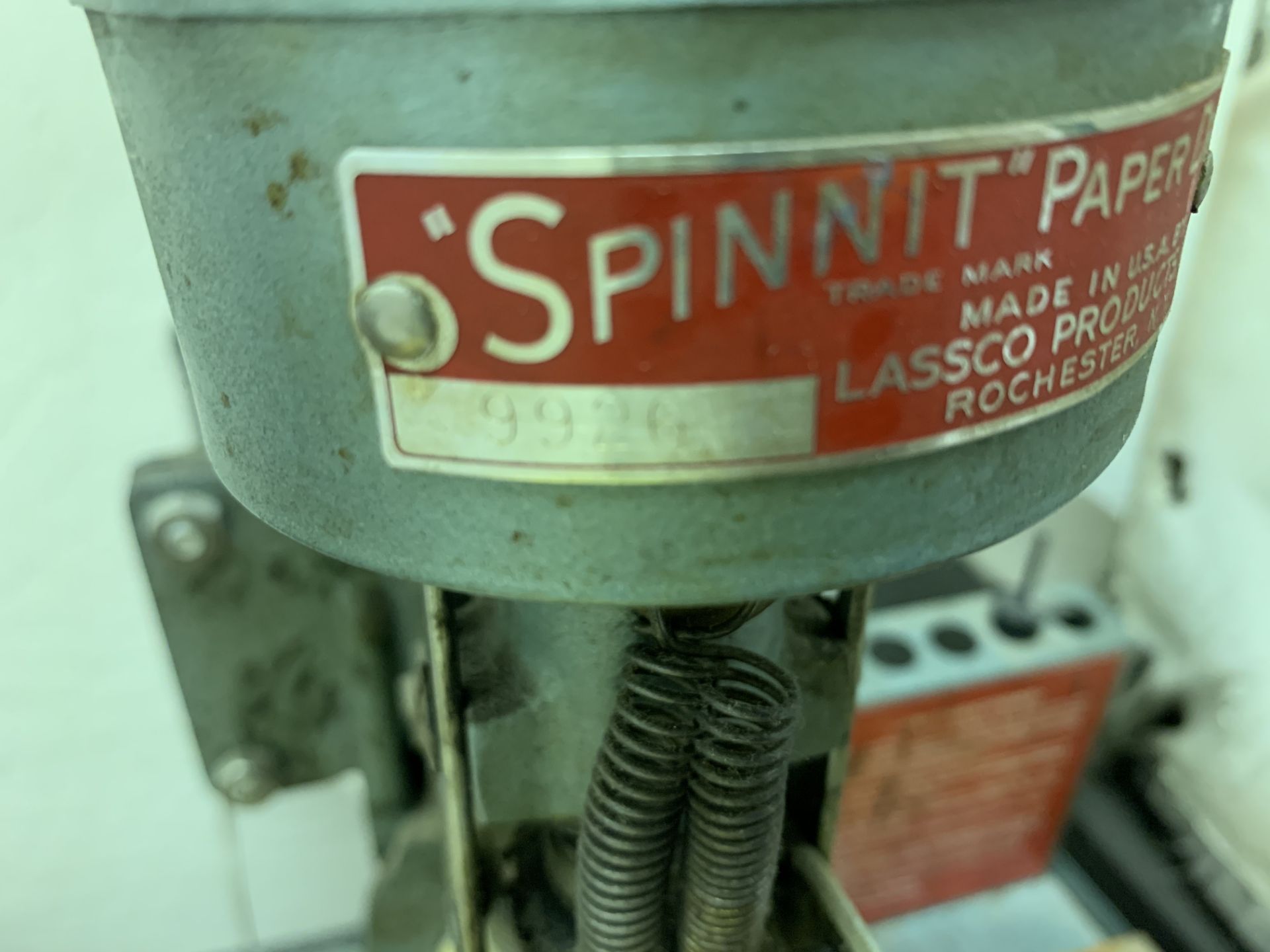 Spinnit paper Drill S/N 9926 - Image 4 of 5