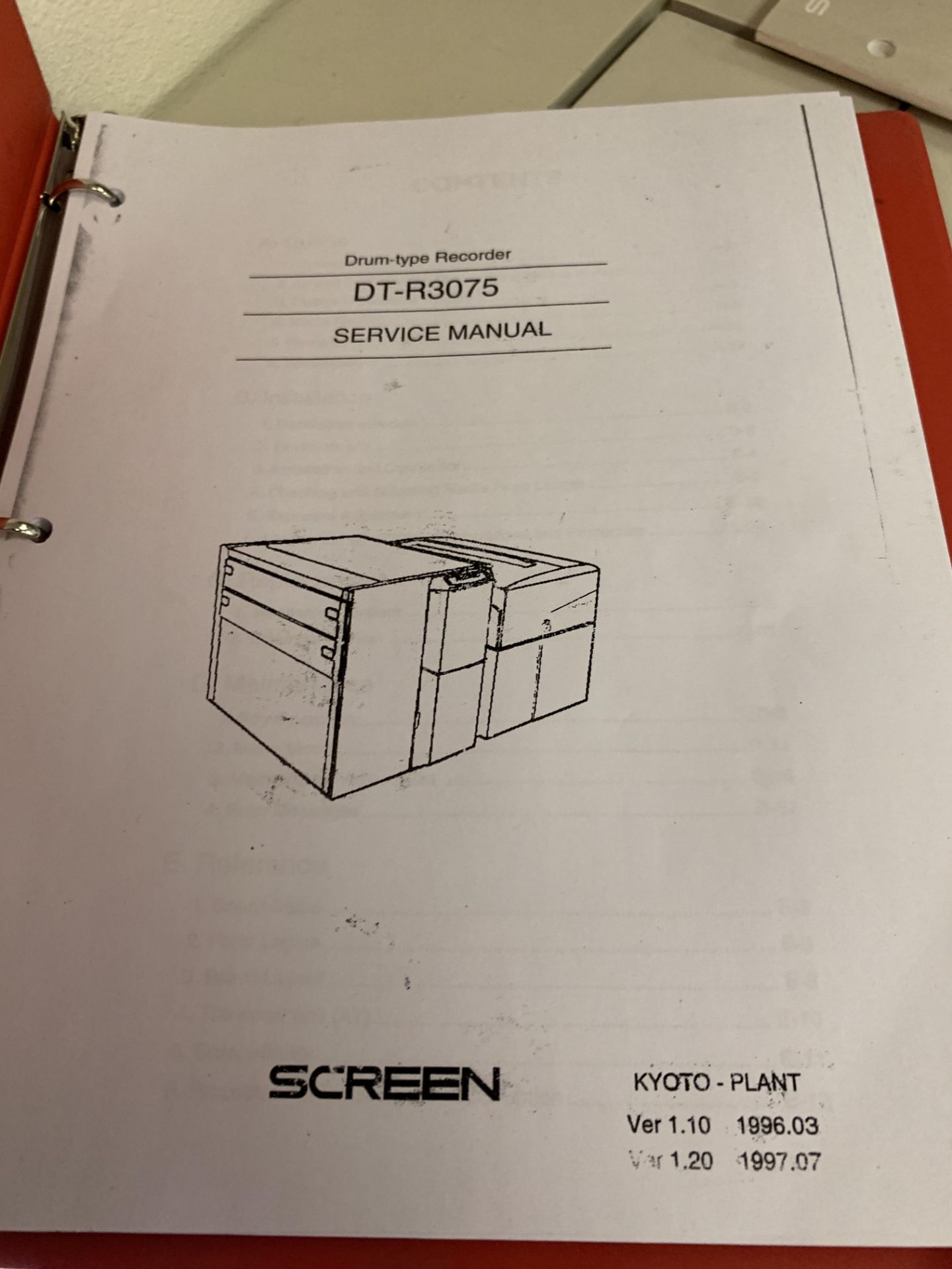 Screen DT-R3075 Drum Type Image setter with inline processor - Image 7 of 11