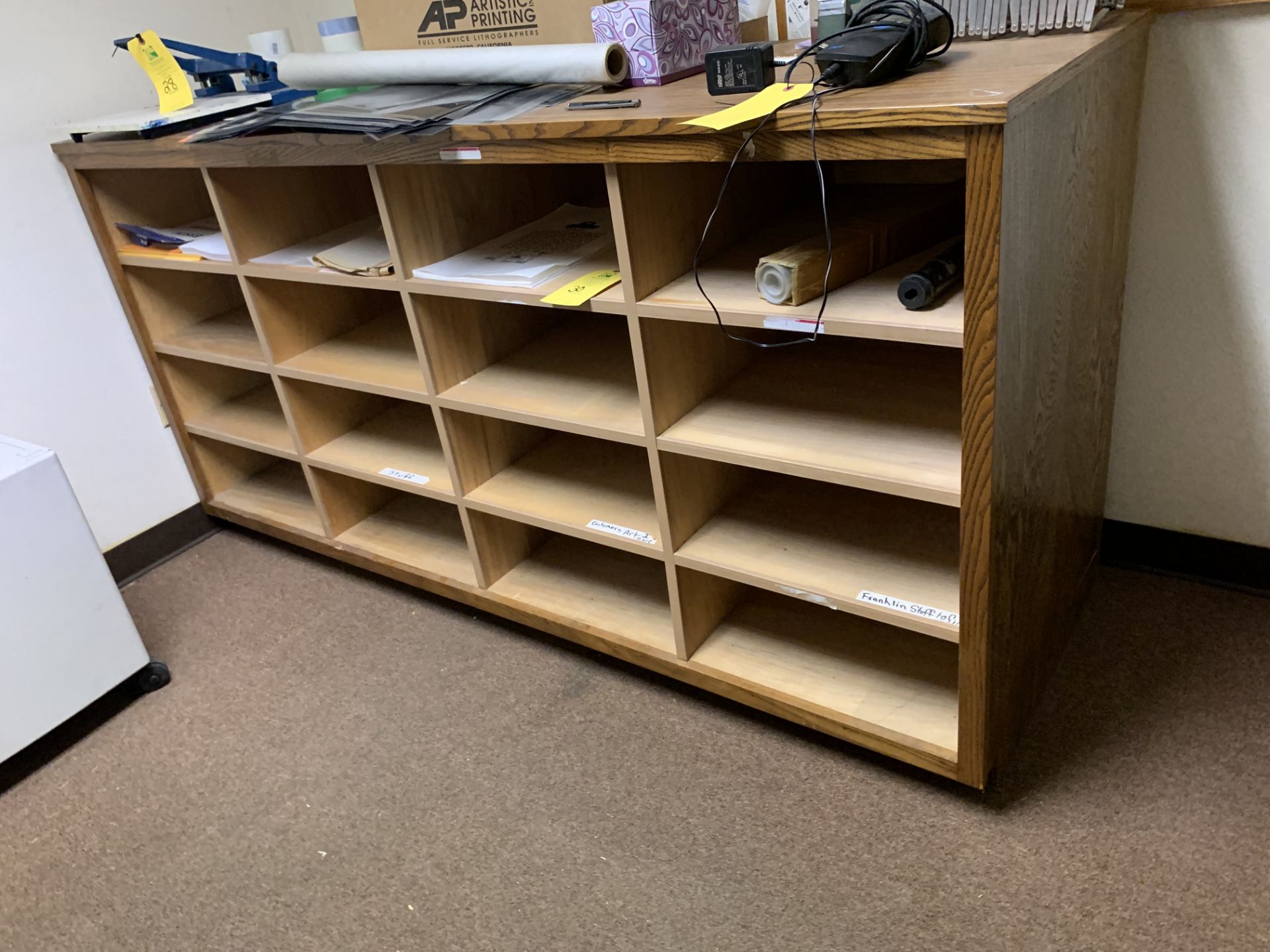 Wood Storage Cabinet