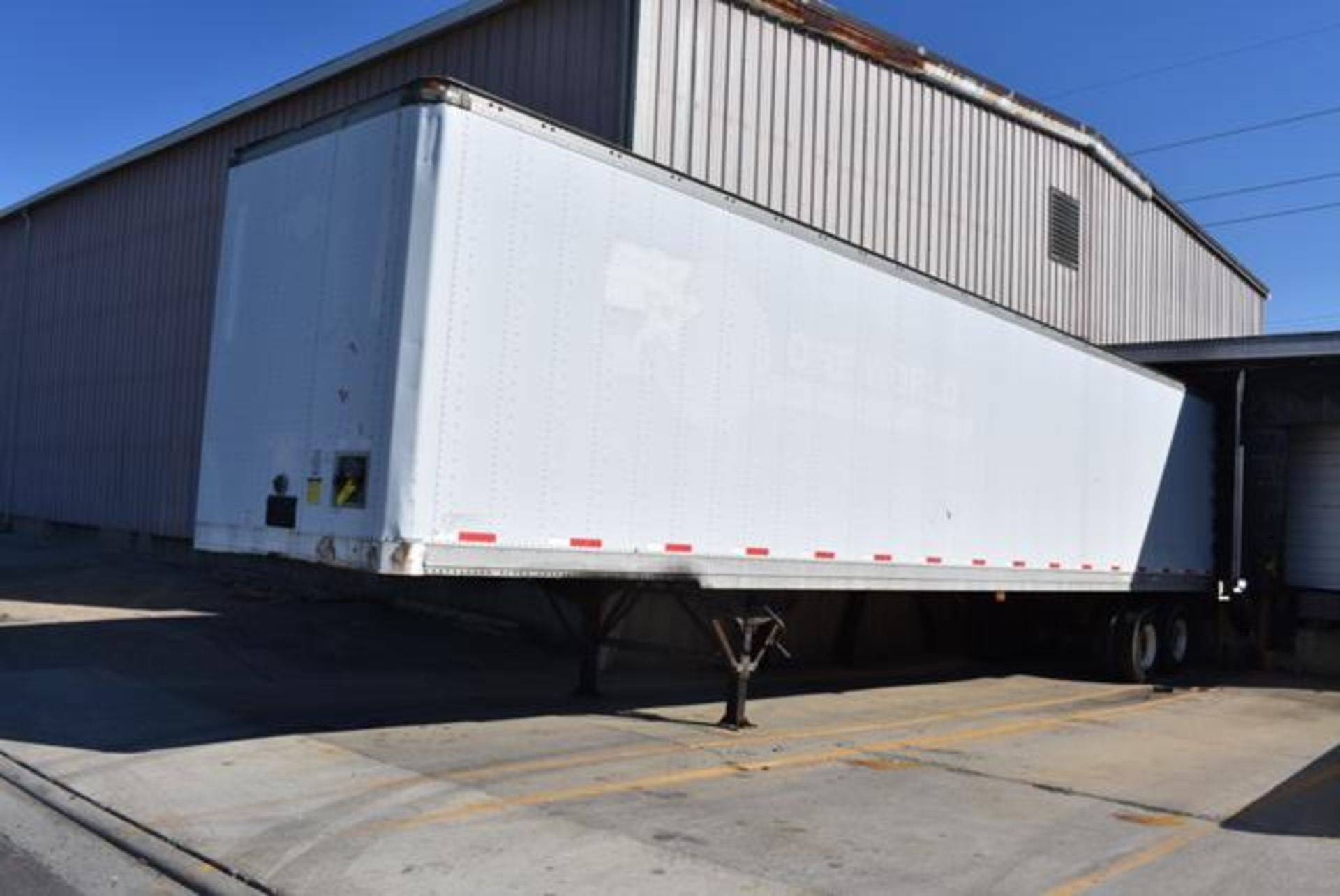 2000 Stoughton 48' Trailer, Tandem Axle Air Ride, Swing Doors, Slider, E-Rails Inside, VIN #