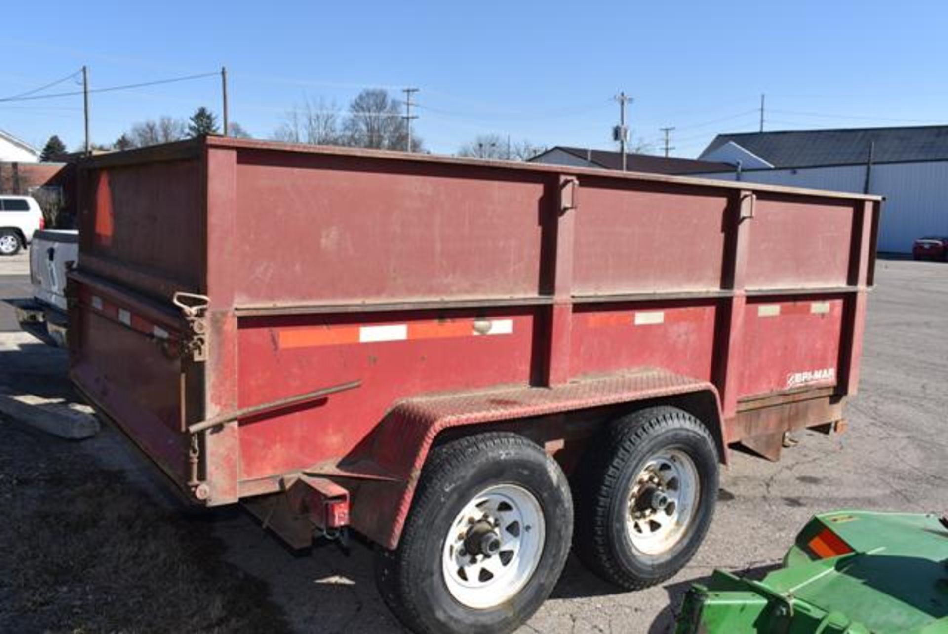 Bri-Mar Tandem Axle Dump Trailer, Model DT612-12LPHD, vin #43YDC1226WC001719, 12 ton capacity, - Image 2 of 4