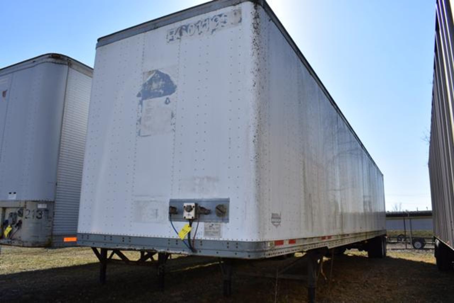 1996 Wabash 53' Van Trailer, Tandem Axle, AR, Swing Doors, E-Rails, VIN #IJJV532UOTL261342