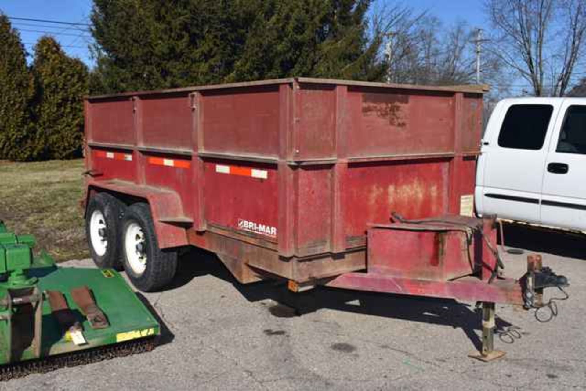 Bri-Mar Tandem Axle Dump Trailer, Model DT612-12LPHD, vin #43YDC1226WC001719, 12 ton capacity, - Image 4 of 4