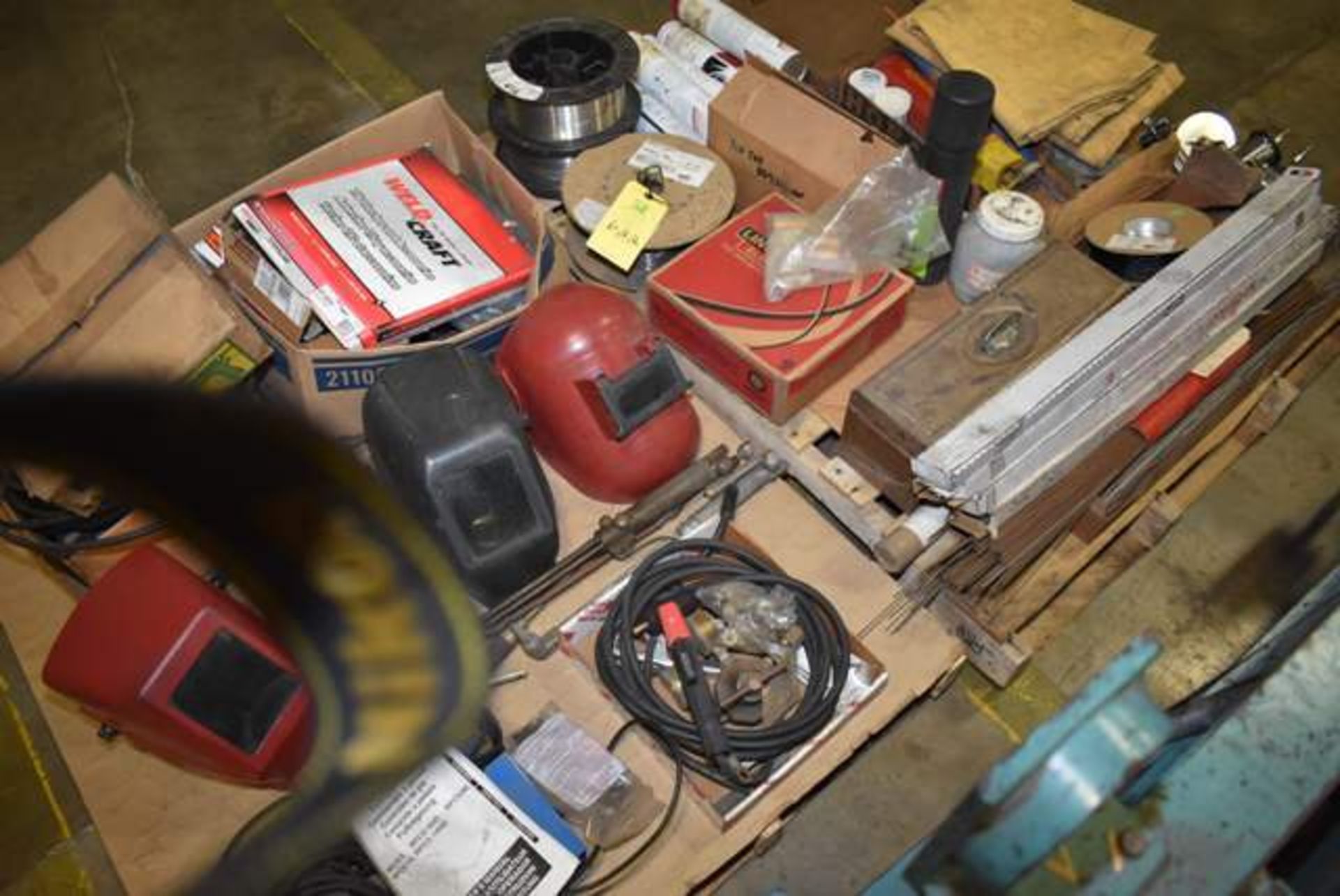 (2) Pallets w/Lincoln Welding Supplies, Rod, Partial Spool Wire, Related, Loading Fee: $50 - Image 2 of 2