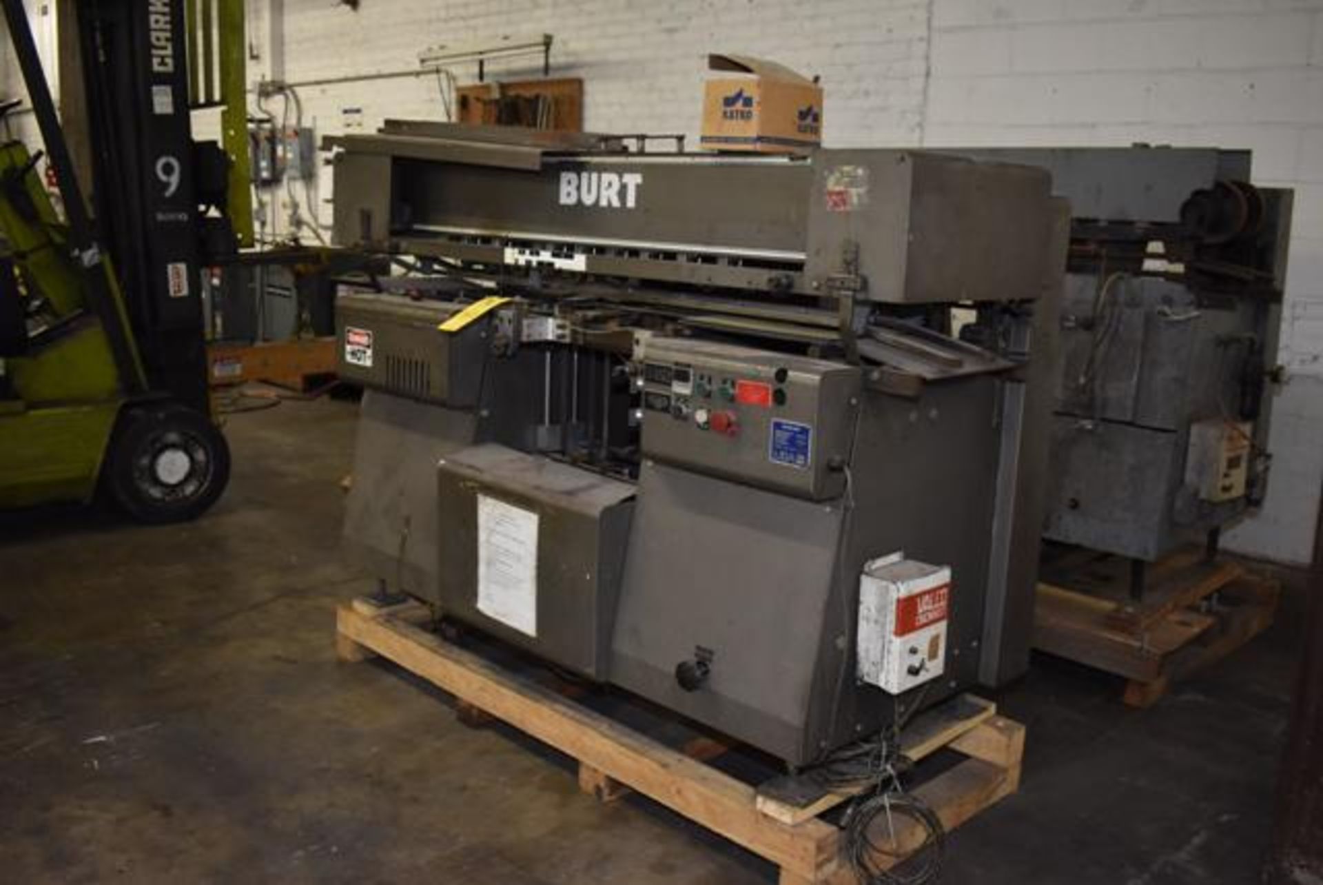 ( Late Delivery Item Expected Availability Mid May) Burt Model #408D Labeler, S/N 809223, Equipped w - Image 2 of 2