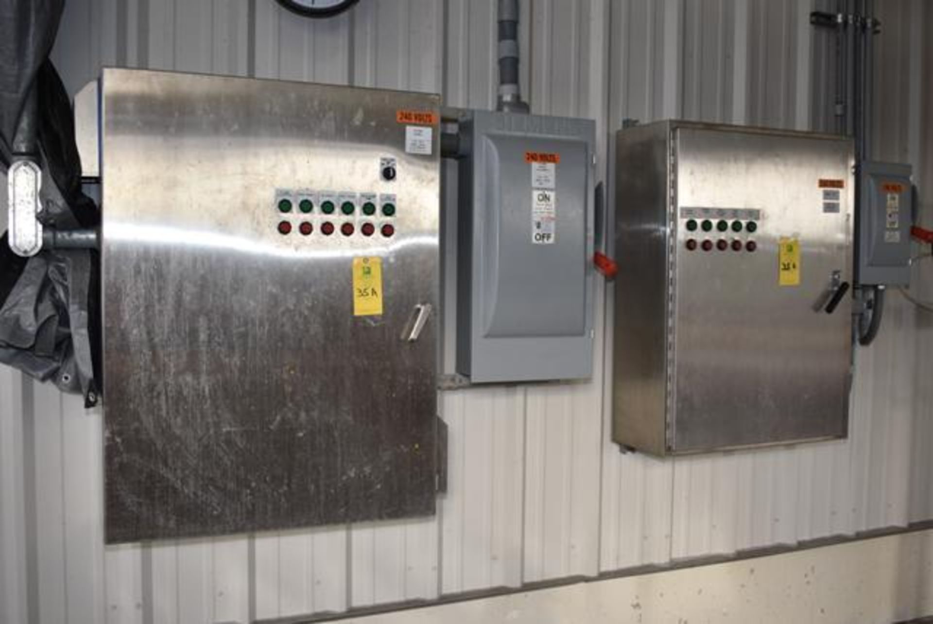 Stainless Steel MCC Control Panels, Allen Bradly Controls, Yaskawa Drives, Lot of 2, Loading Fee: $