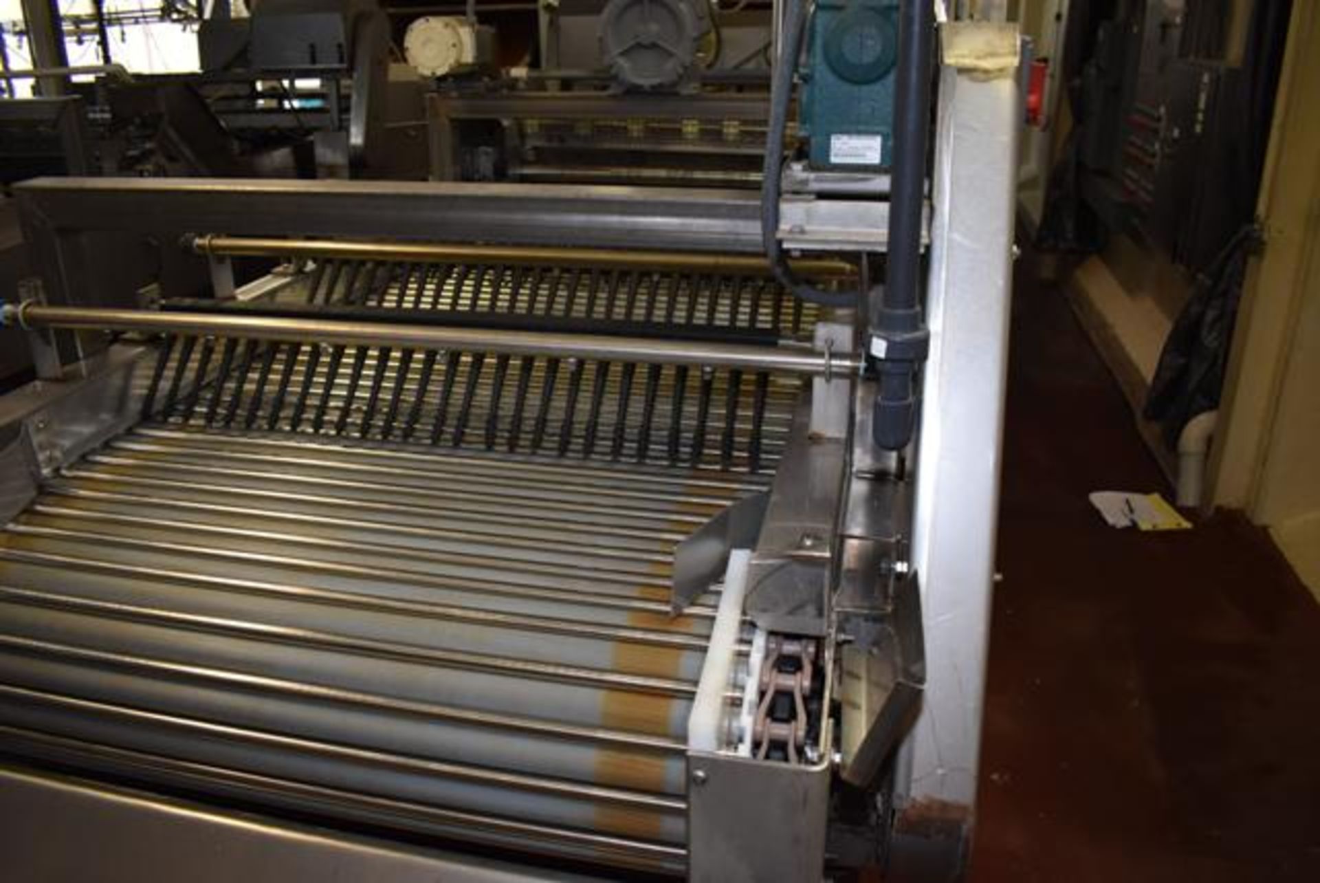 Custom Designed Leader Stainless Steel 48" W x 10' L Pinch Roller Tag Remover, Loading Fee: $500 - Image 2 of 3