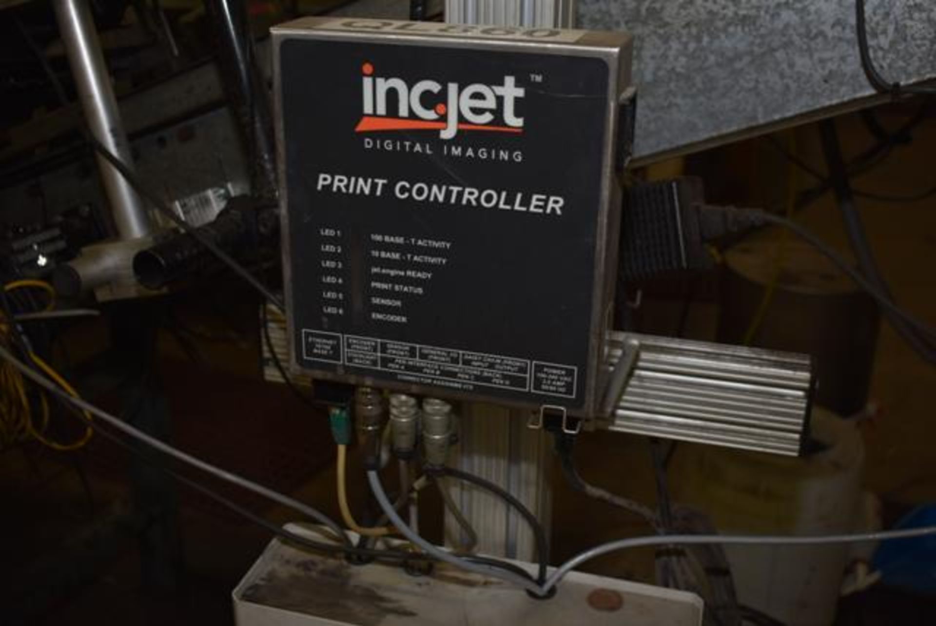 ( Late Delivery Item Expected Availability Mid May) INC-JET Bar Code Printer, (2) Print Heads - Image 3 of 3