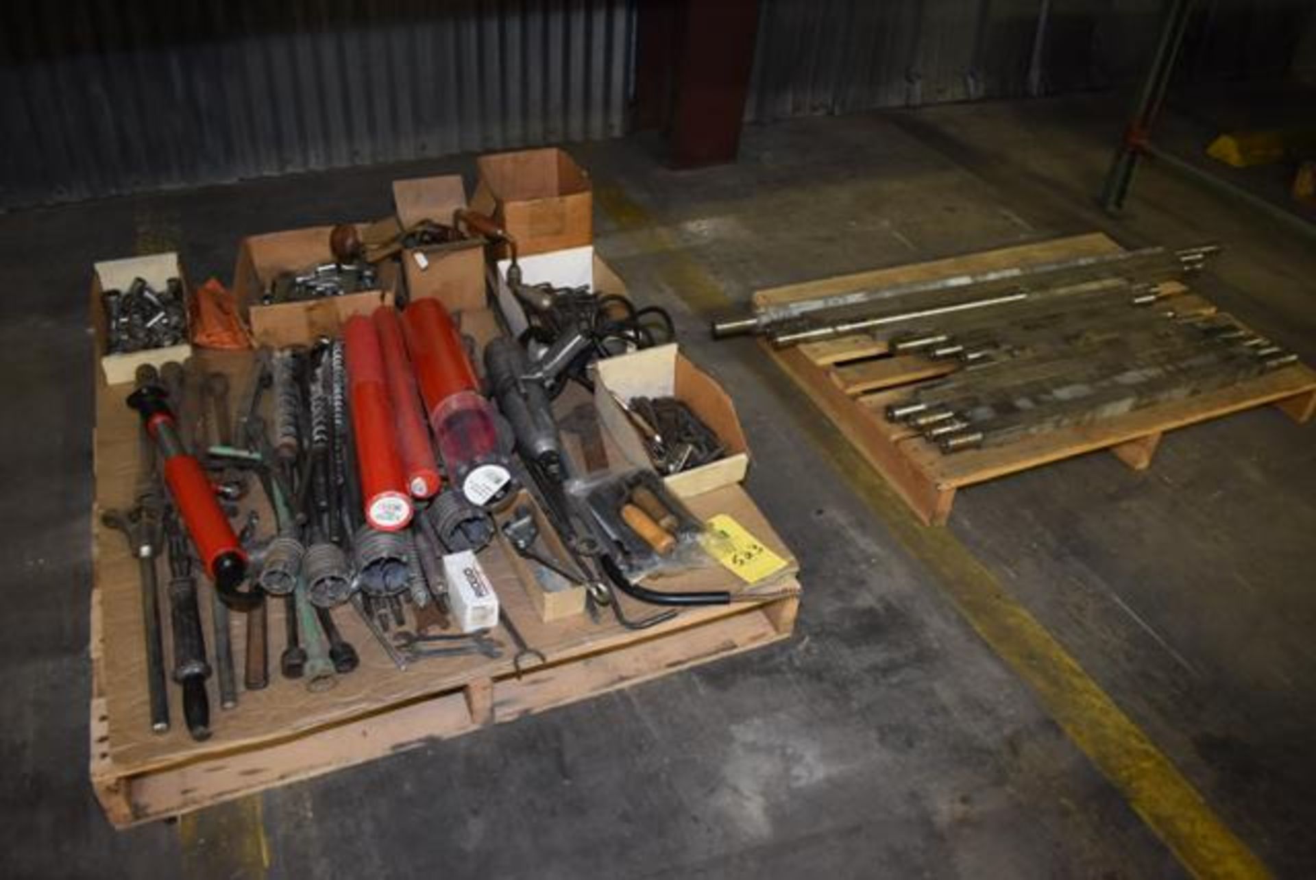 Shop Support - (2) Pallets Concrete, Drills, Assorted, Loading Fee: $25