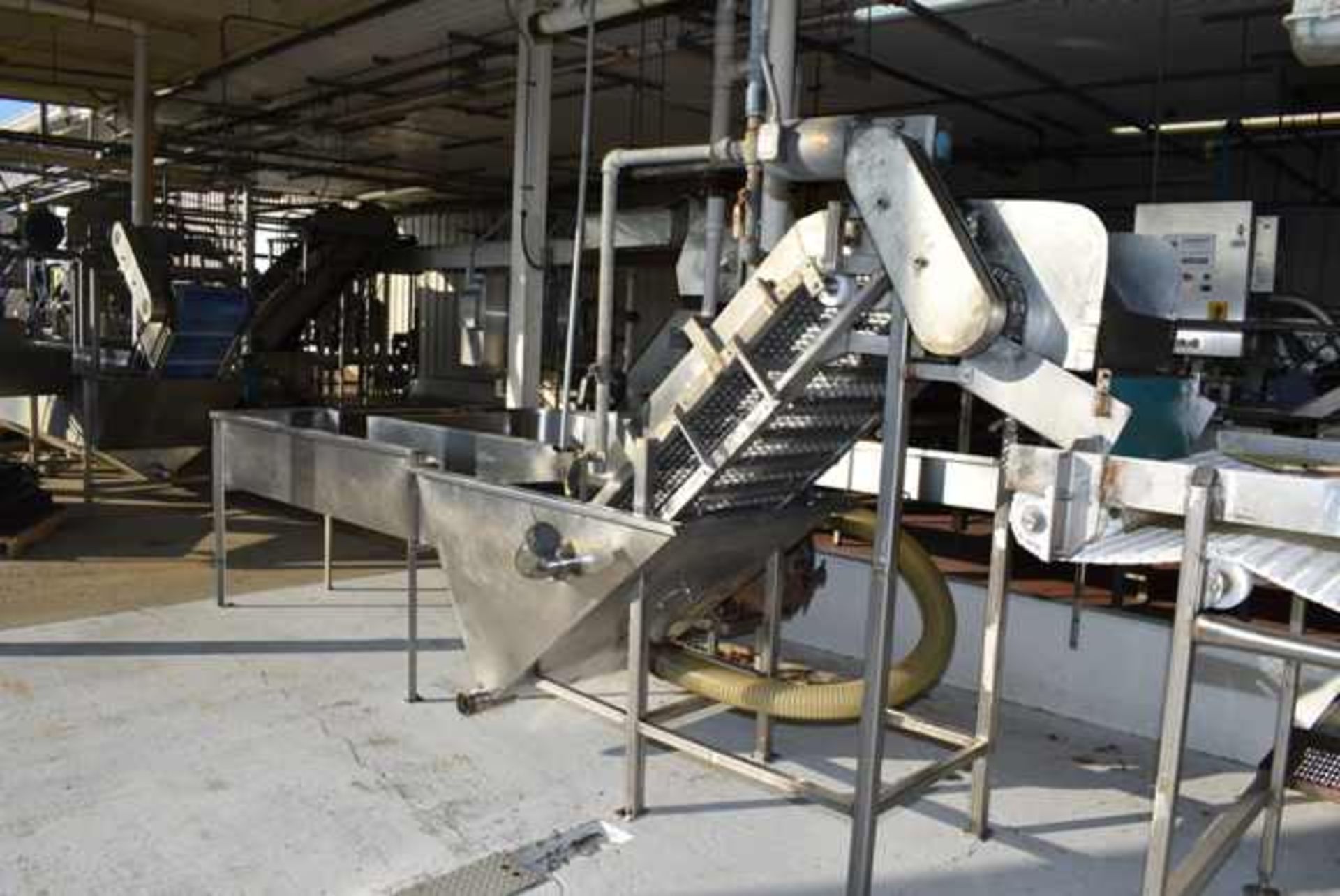 Custom Designed and Fabricated Stainless Steel Flume to Chopper, Equipped with 24"W x S'L Incline - Image 3 of 3