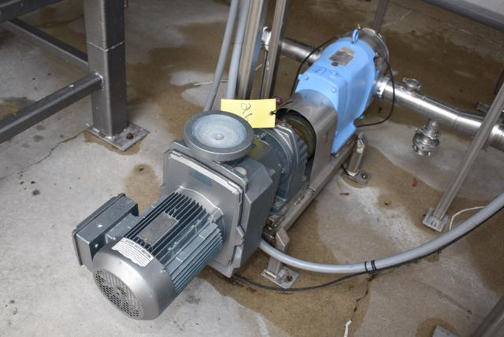 Waukesha Model 130 Pump, S/N 175299, Equipped with SEW 5 HP Drive, Loading Fee: $125