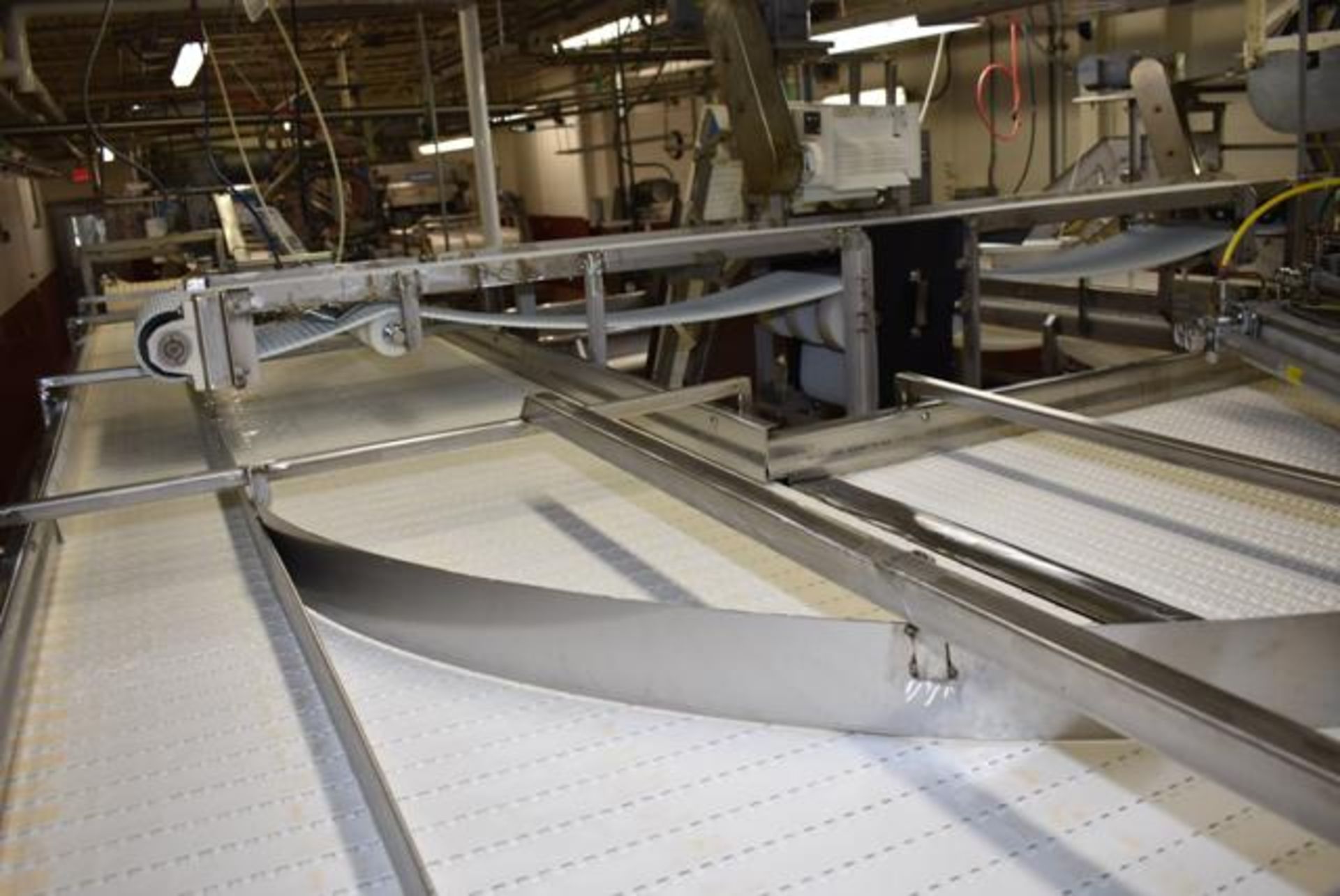 Custom Designed and Fabricated 37"W x 16'8"L Stainless Steel Product Conveyor, Equipped with (2) - Image 2 of 3
