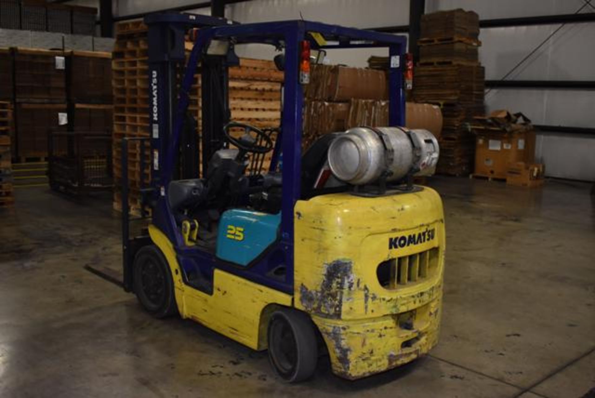 ( Late Delivery Item Expected Availability Mid May) Komatsu Model #FG25STLP-12 Propane Fork Lift Tru - Image 3 of 3