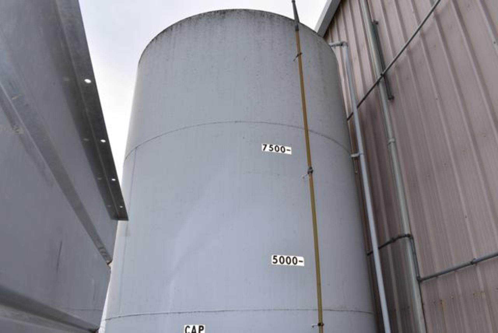 11,700 Gallon Capacity Painted Mild Steel Vertical Brine Holding Tank, Loading Fee: $1500 - Image 3 of 3