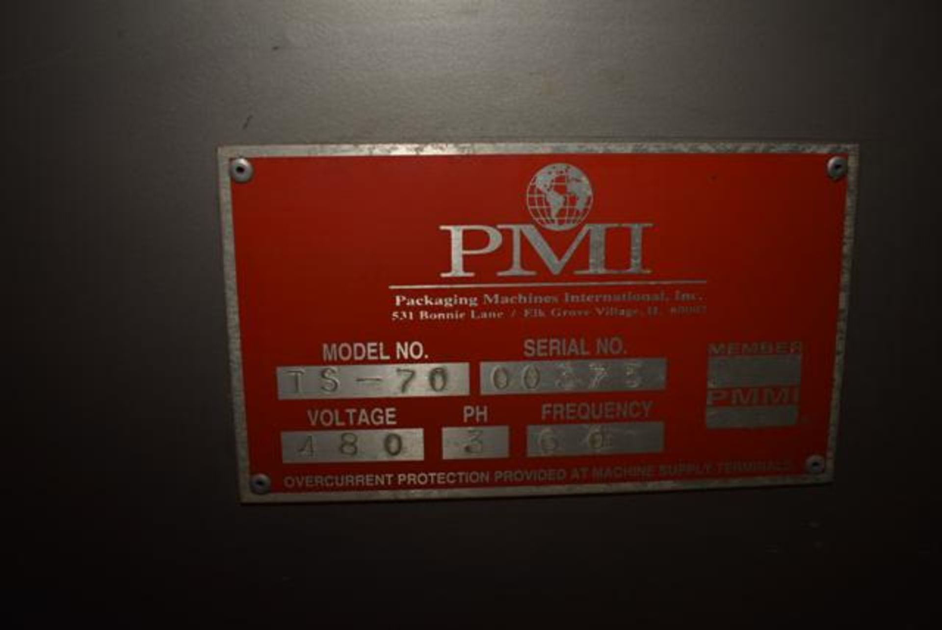 ( Late Delivery Item Expected Availability Mid May) PMI Model #TS-70 Process Machine, Tray Doubler, - Image 2 of 3