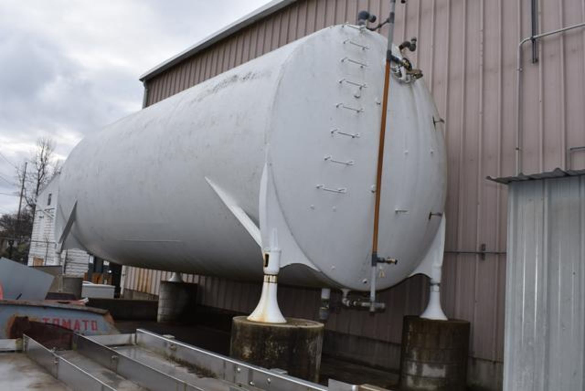 15,000 Gallon Capacity Painted Mild Steel Horizontal, Epoxy Line Water Tank, Loading Fee: $2500 - Image 2 of 2