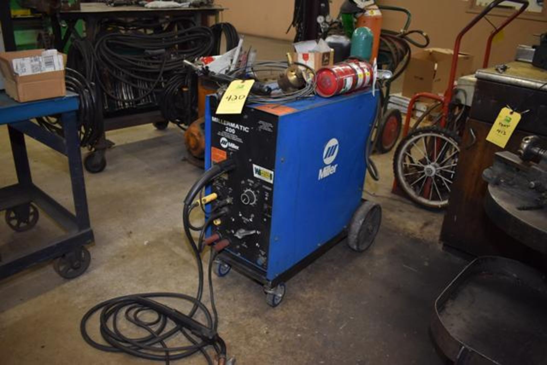 Miller Millermatic 200 Welder, Stock #048290, SN JJ332773, Does Not Include Tank, Loading Fee: $50