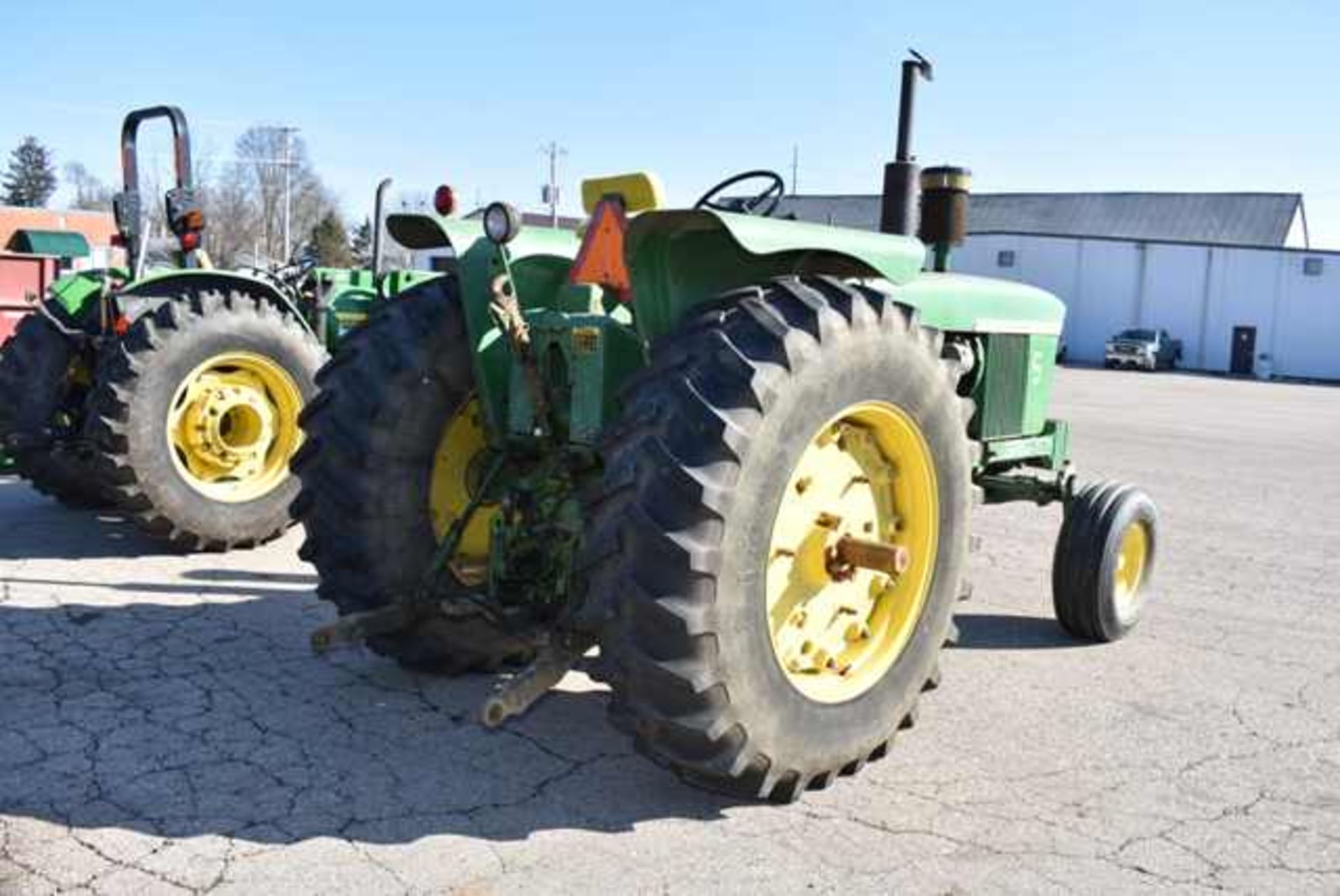 John Deere Model 4020 diesel tractor, SN 82420, wide front end, front weights, 12 volt starter - Image 4 of 4