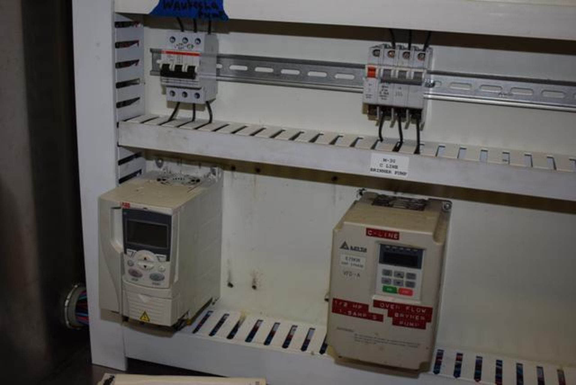 (2) Stainless Steel MCC Cortol Panel Allen Bradley Push Buttos, Motor Starters, Loading Fee: $150 - Image 3 of 3