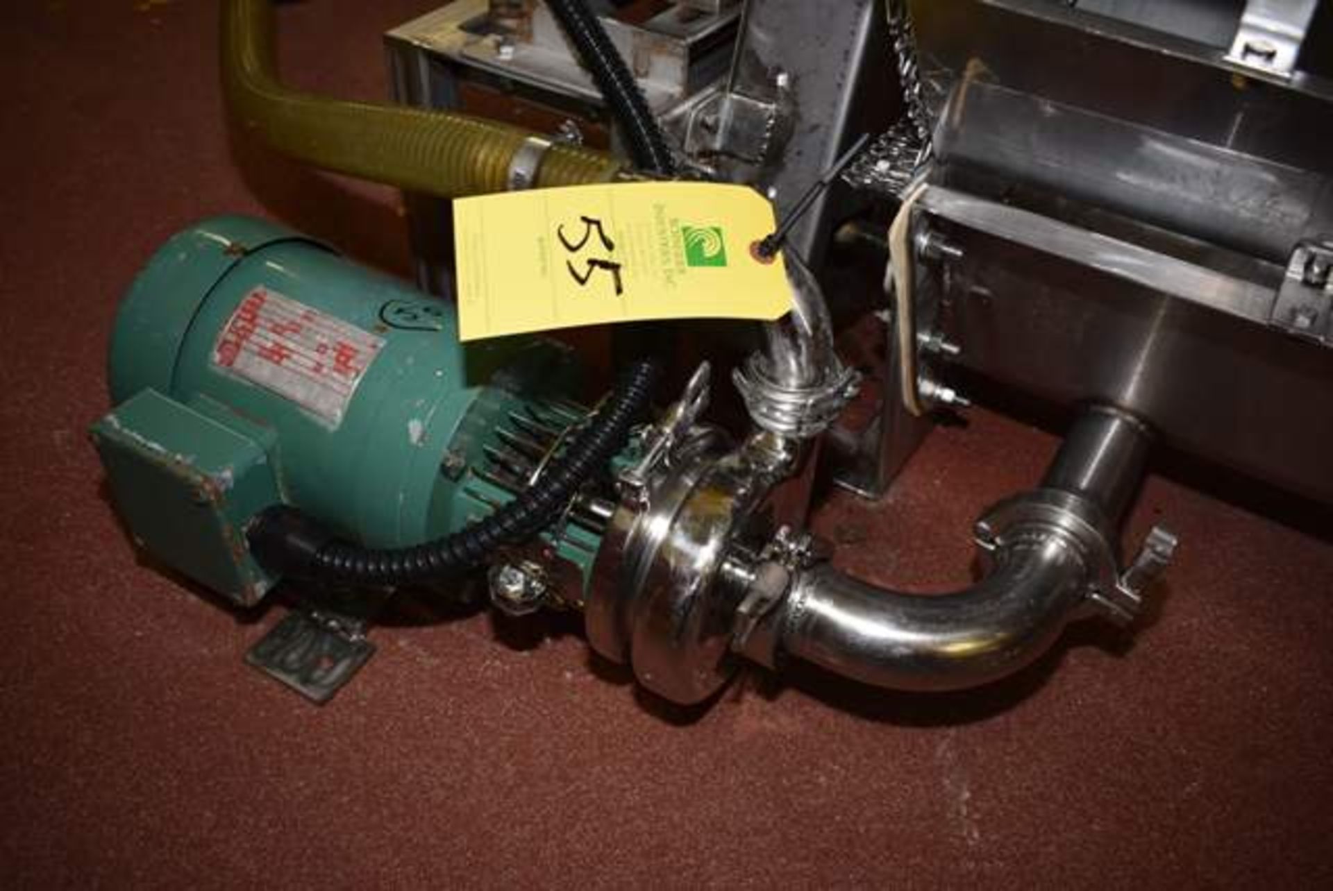 Tri-Clover C216 Pump & Motor, Loading Fee: $75