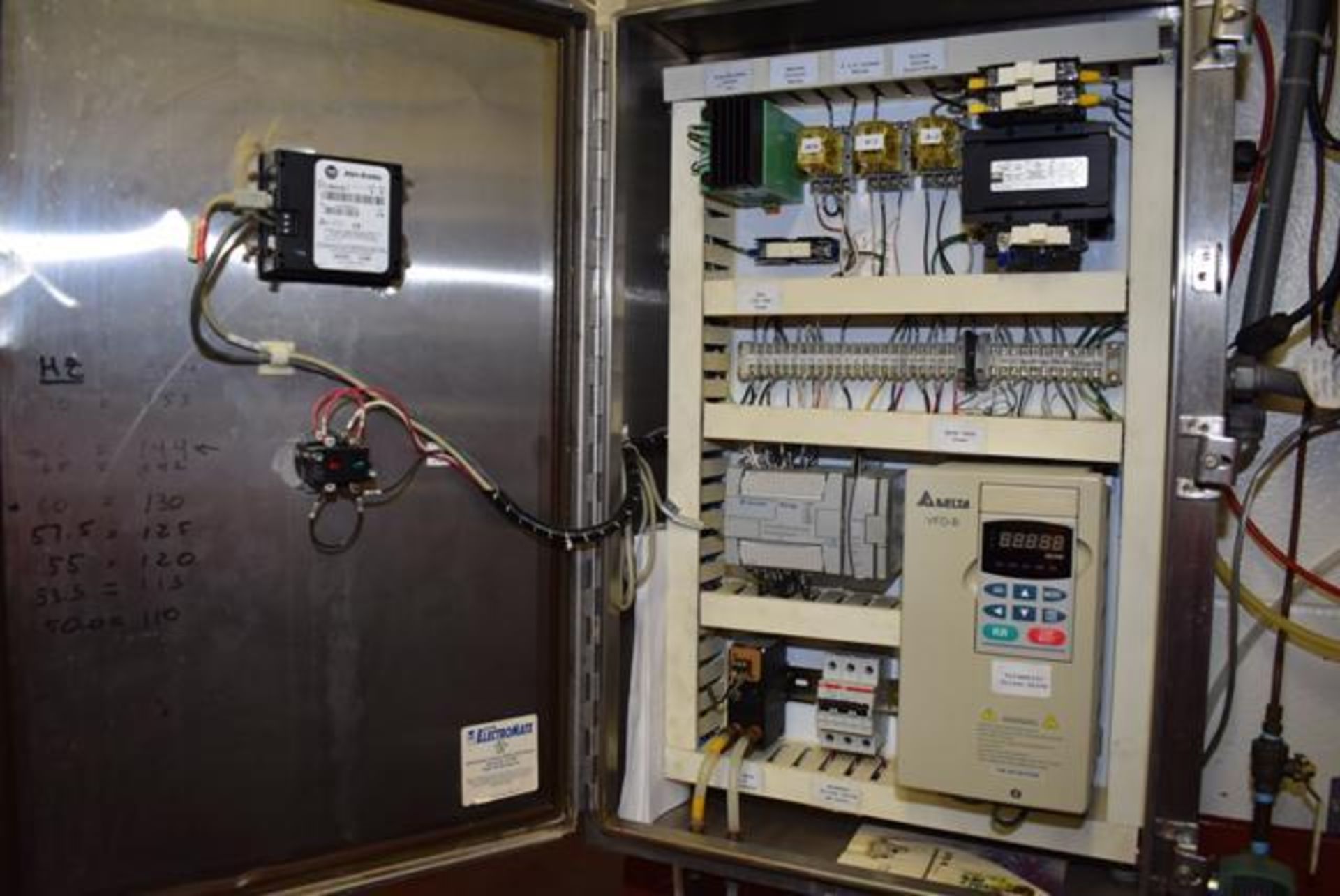 Stainless Steel MCC Control Panel, Allen Bradly PLC, HMI, Loading Fee: $75 - Image 2 of 2