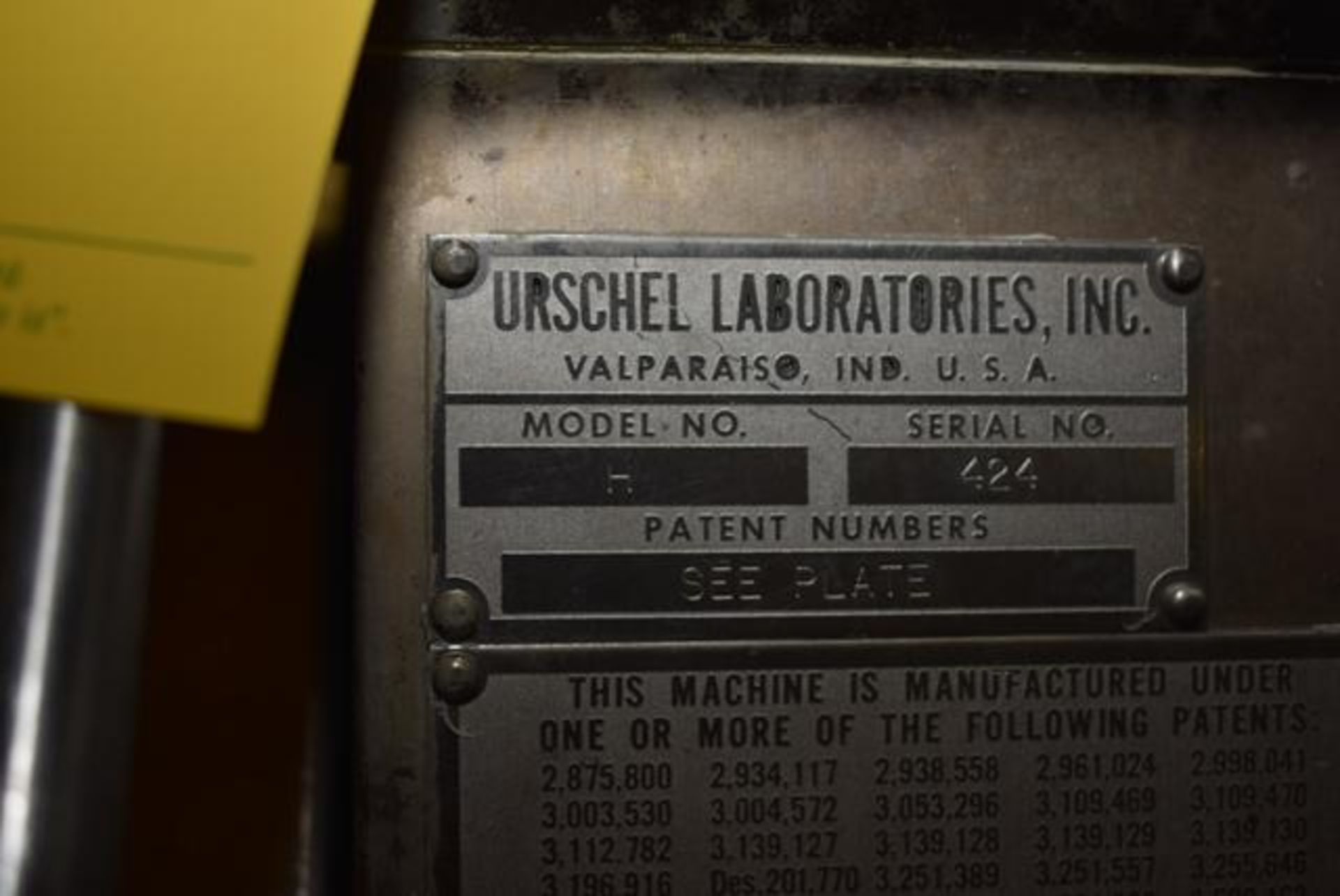 Urschel Model 3H, SN 424, Loading Fee: $75 - Image 2 of 5