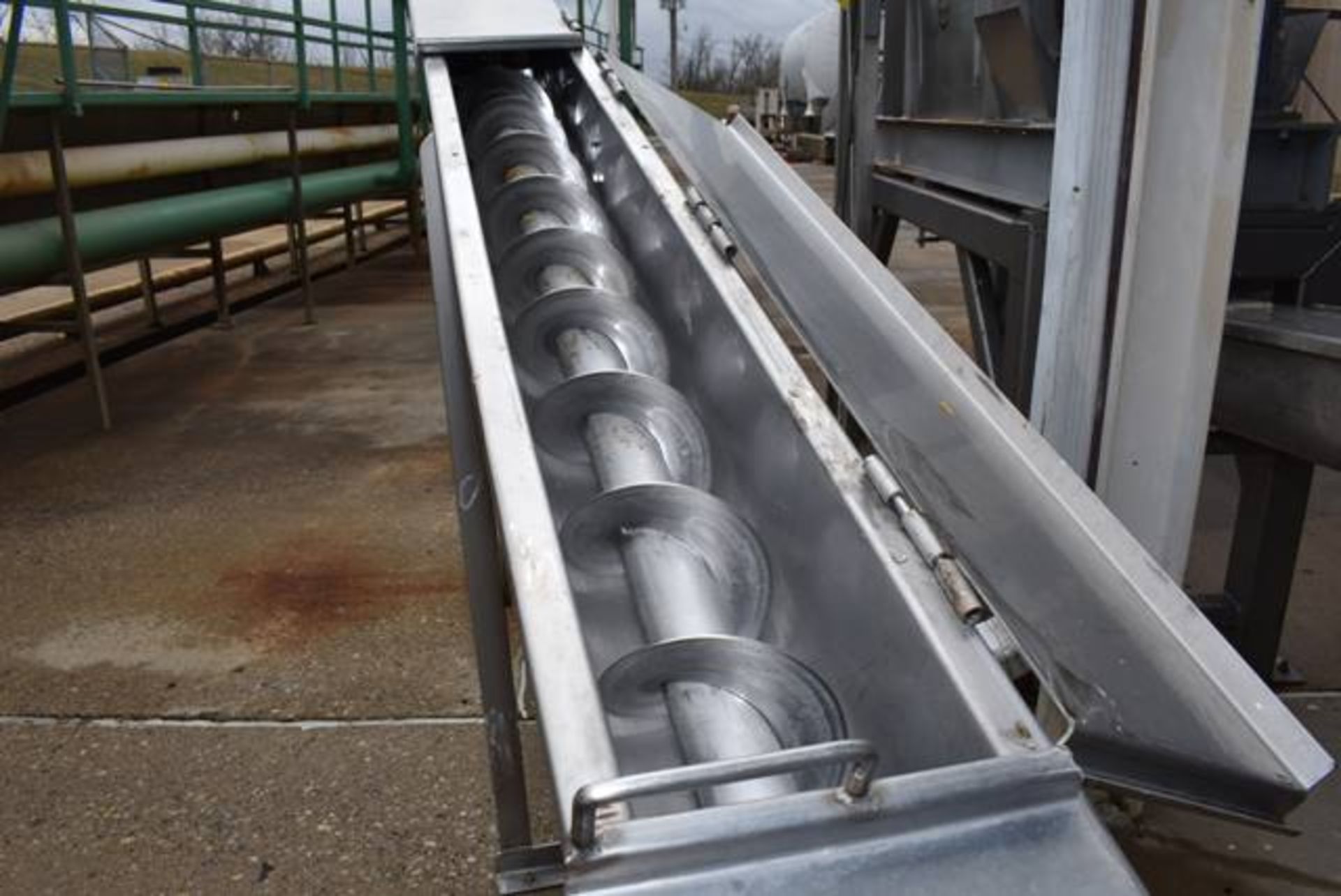 Motorized Screw Conveyor, 13' Length/6" Diameter Screw, Loading Fee: $250 - Image 3 of 3