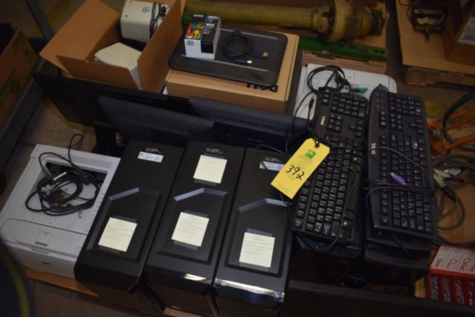 Dell computers, (3) Windows 10-v1909, (2) HP 2035n laserjet printers, HP 402n laserjet printer, - Image 2 of 3