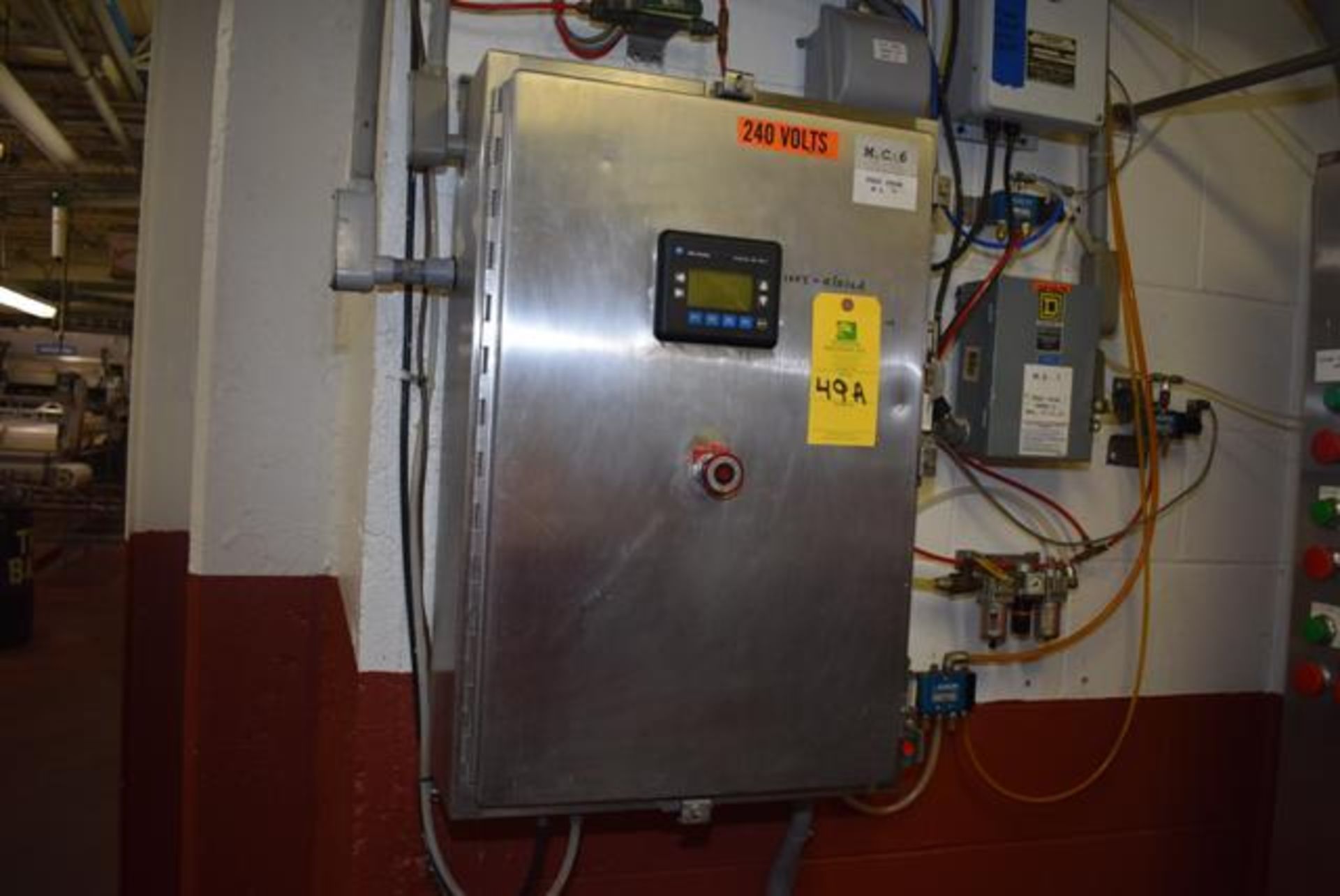 Stainless Steel MCC Control Panel, Allen Bradly PLC, HMI, Loading Fee: $75