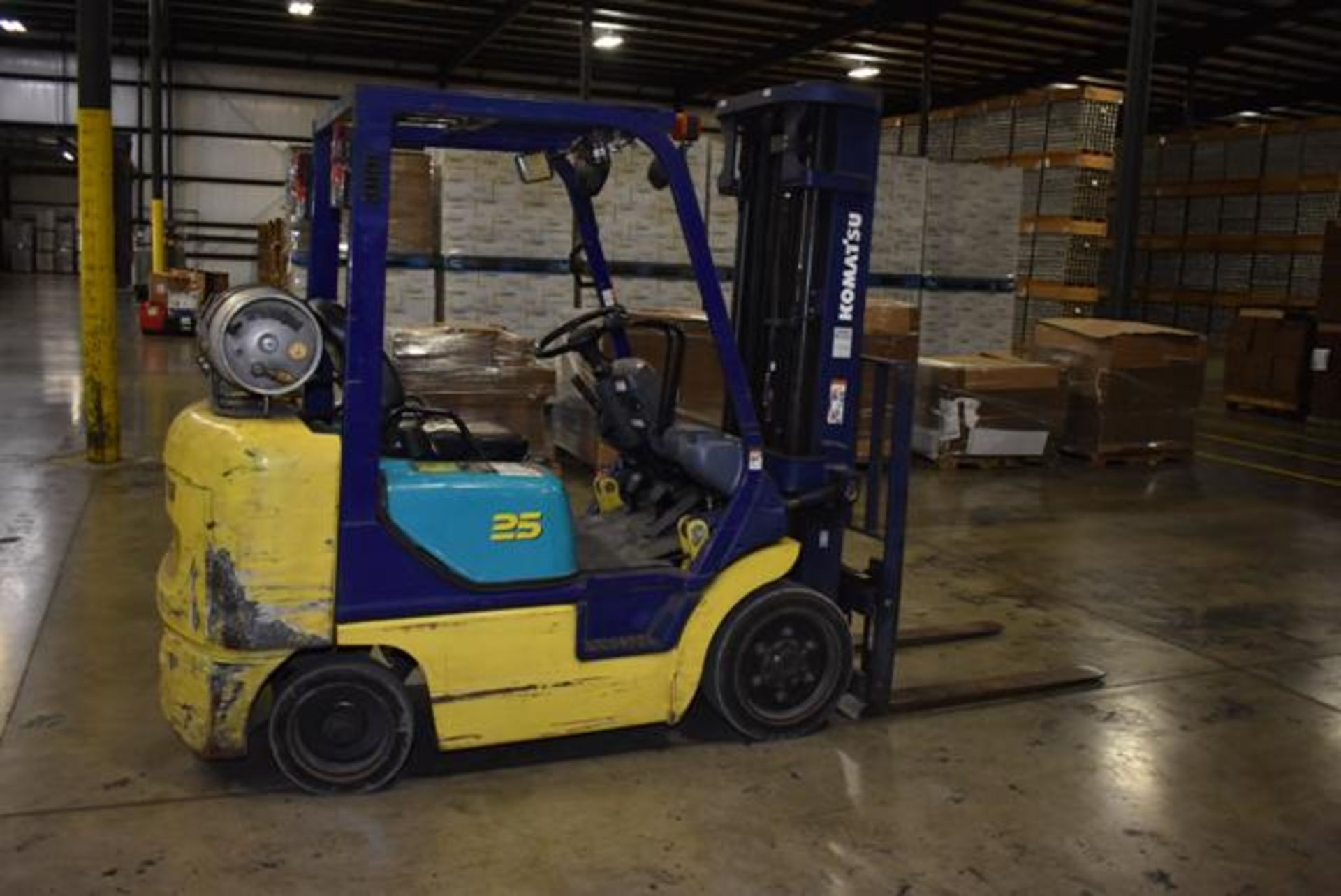 ( Late Delivery Item Expected Availability Mid May) Komatsu Model #FG25STLP-12 Propane Fork Lift Tru - Image 2 of 3