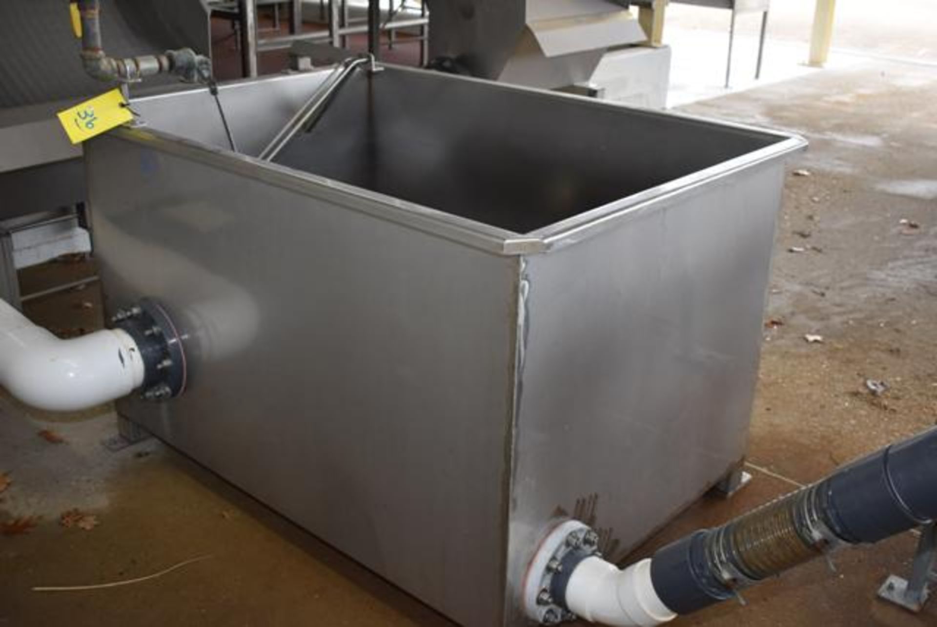 Stainless Steel Rectangular Open Tank, 60" x 42" x 36" Depth, Loading Fee: $100