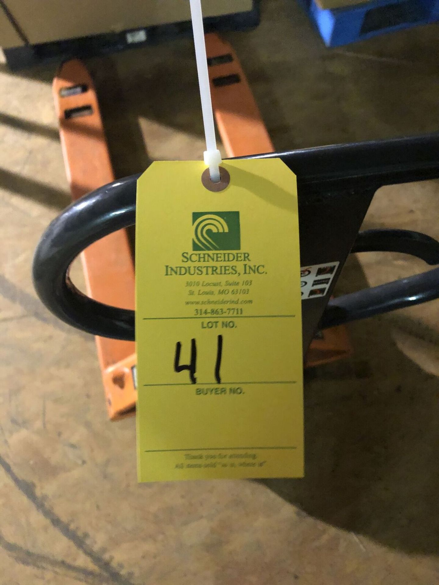 Burns Pallet Truck, Rigging Price: $15 - Image 3 of 3