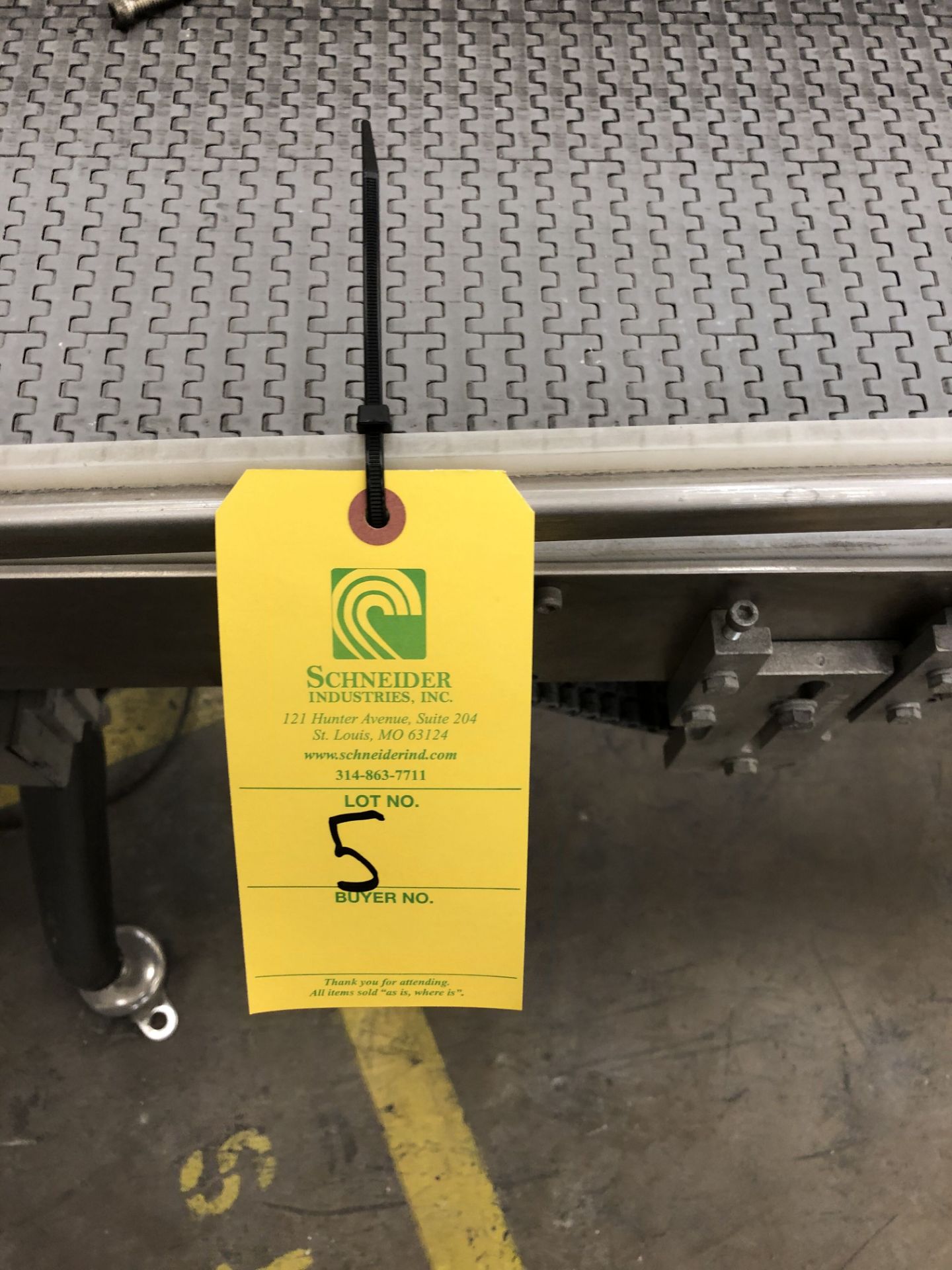 Material Processing Conveyor, Rigging Price: $75 - Image 3 of 3