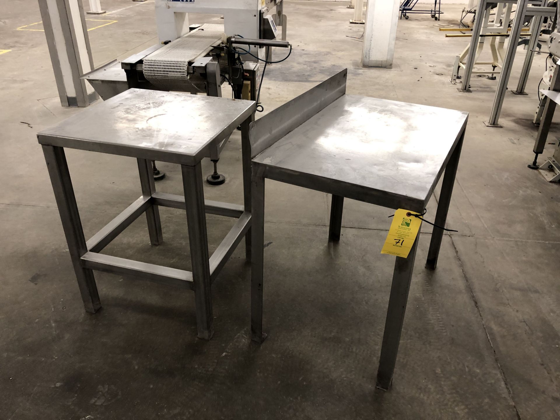 (2) Production Tables, Rigging Price: $40