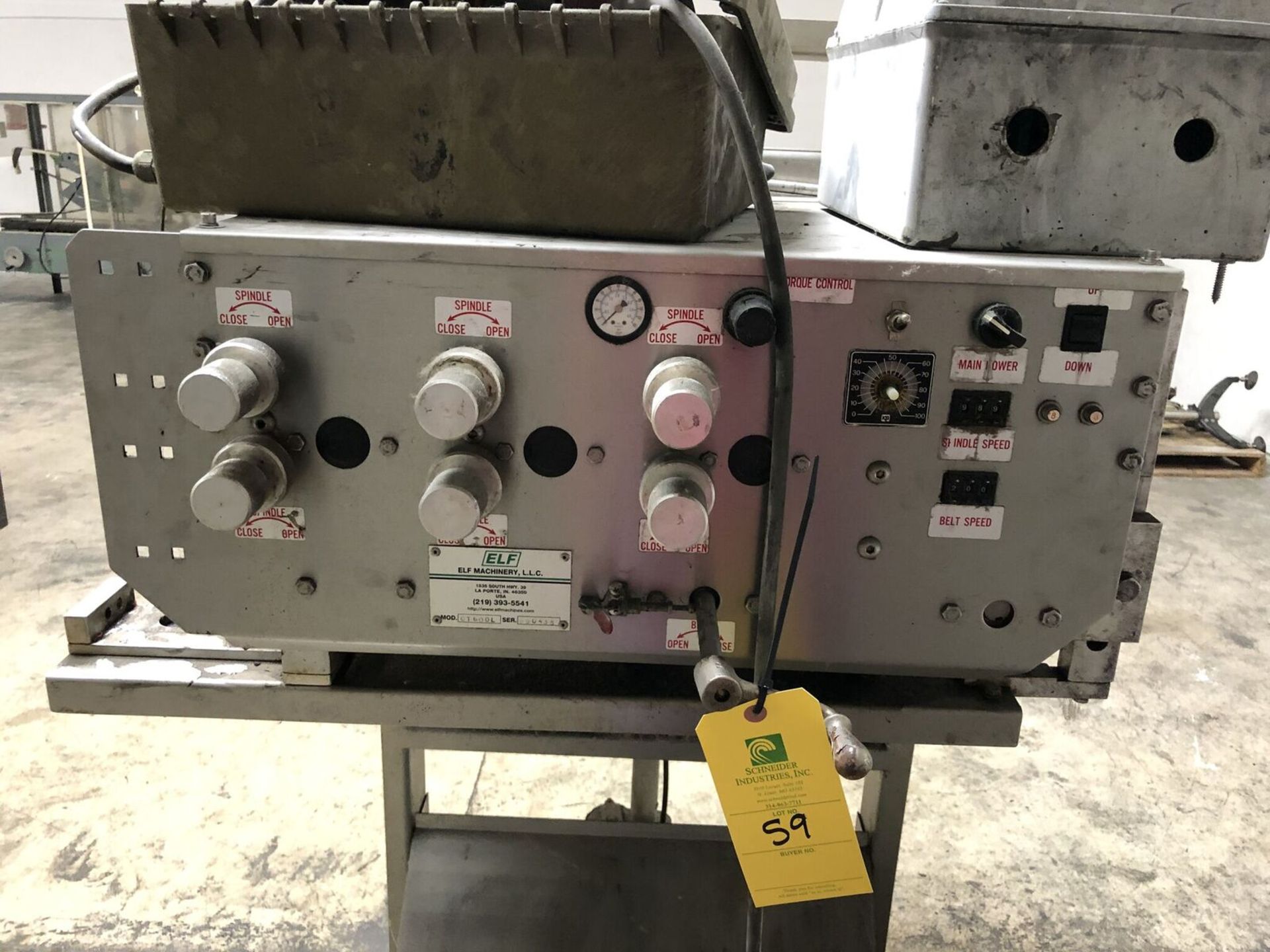 ELF Cap Sealing Machine, Model #CT600L, S/N #890433 - Image 2 of 8