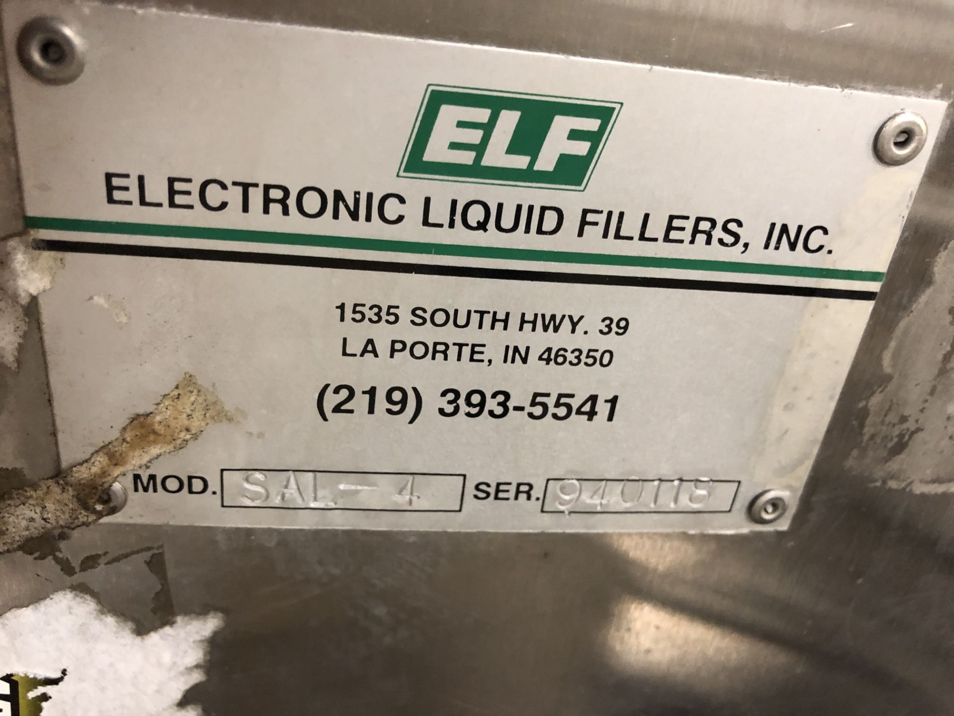 ELF Labeler, Model #SAL-4, S/N #940118 - Image 5 of 6