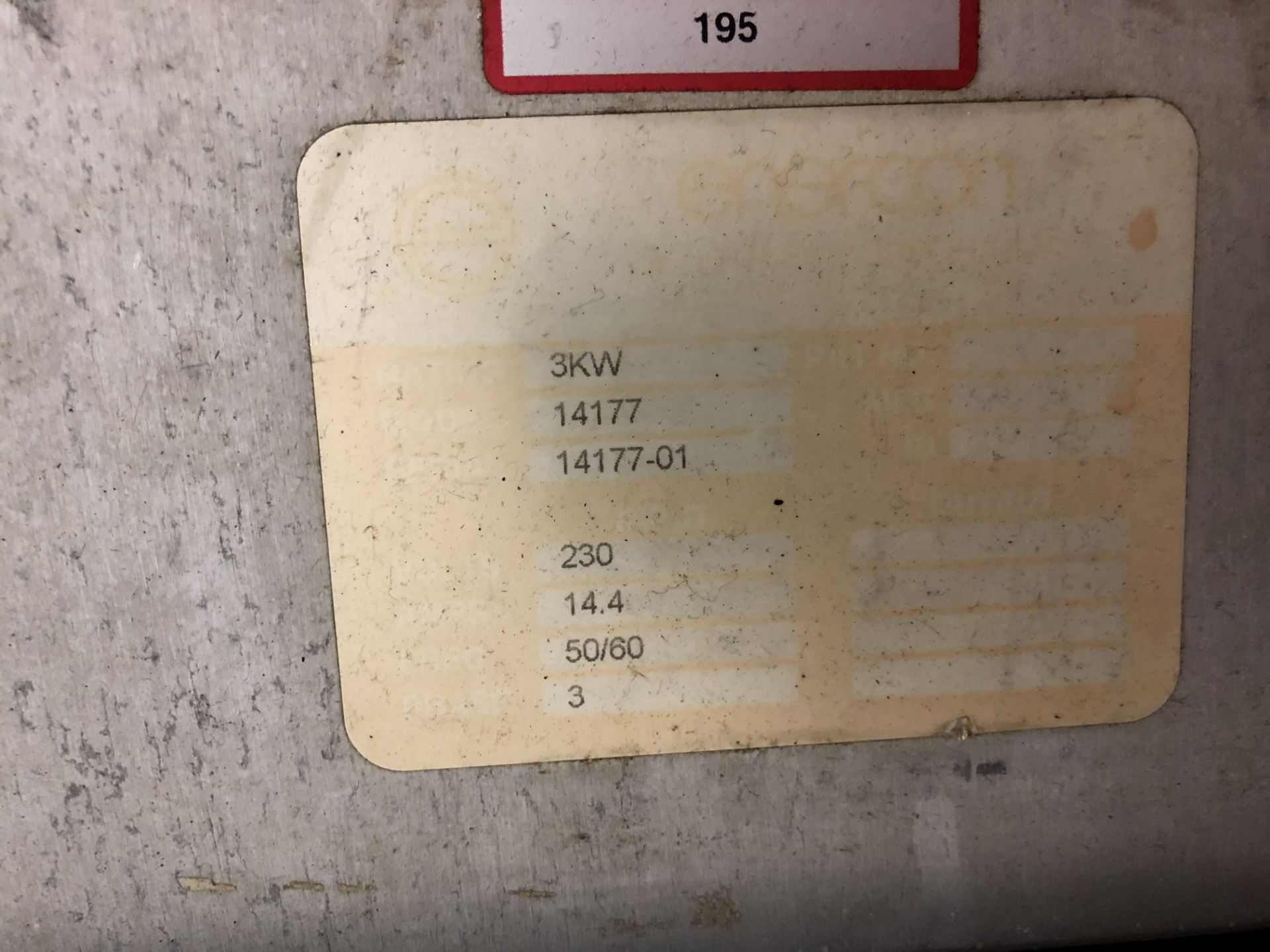 Enercon Cap Sealer, Model #14177, Rating #3KW - Image 7 of 7