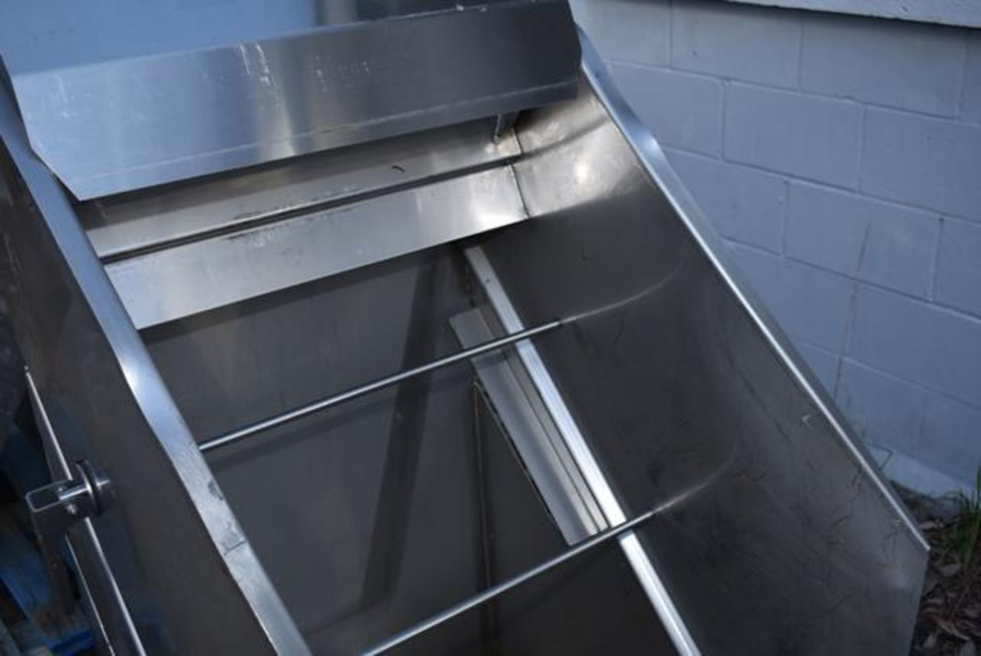 Lyco Stainless Steel Chute Hopper | Required Rigging and Loading Fee: $50 - Image 2 of 2