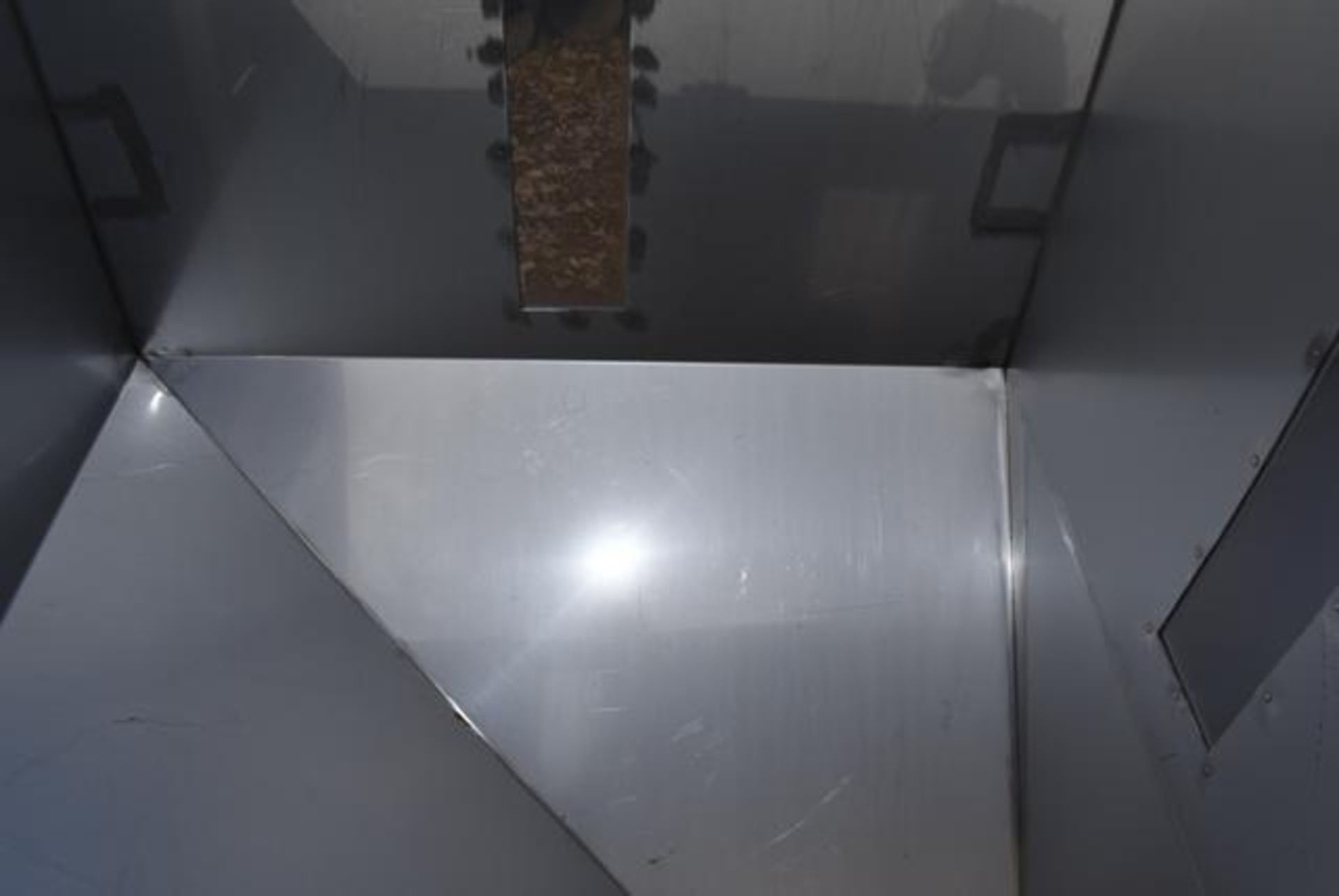 Axiom Fabricating Stainless Steel Gravity Feed Hopper, Stainless Steel Frame, 54" x 54" x 84" Top to - Image 3 of 3