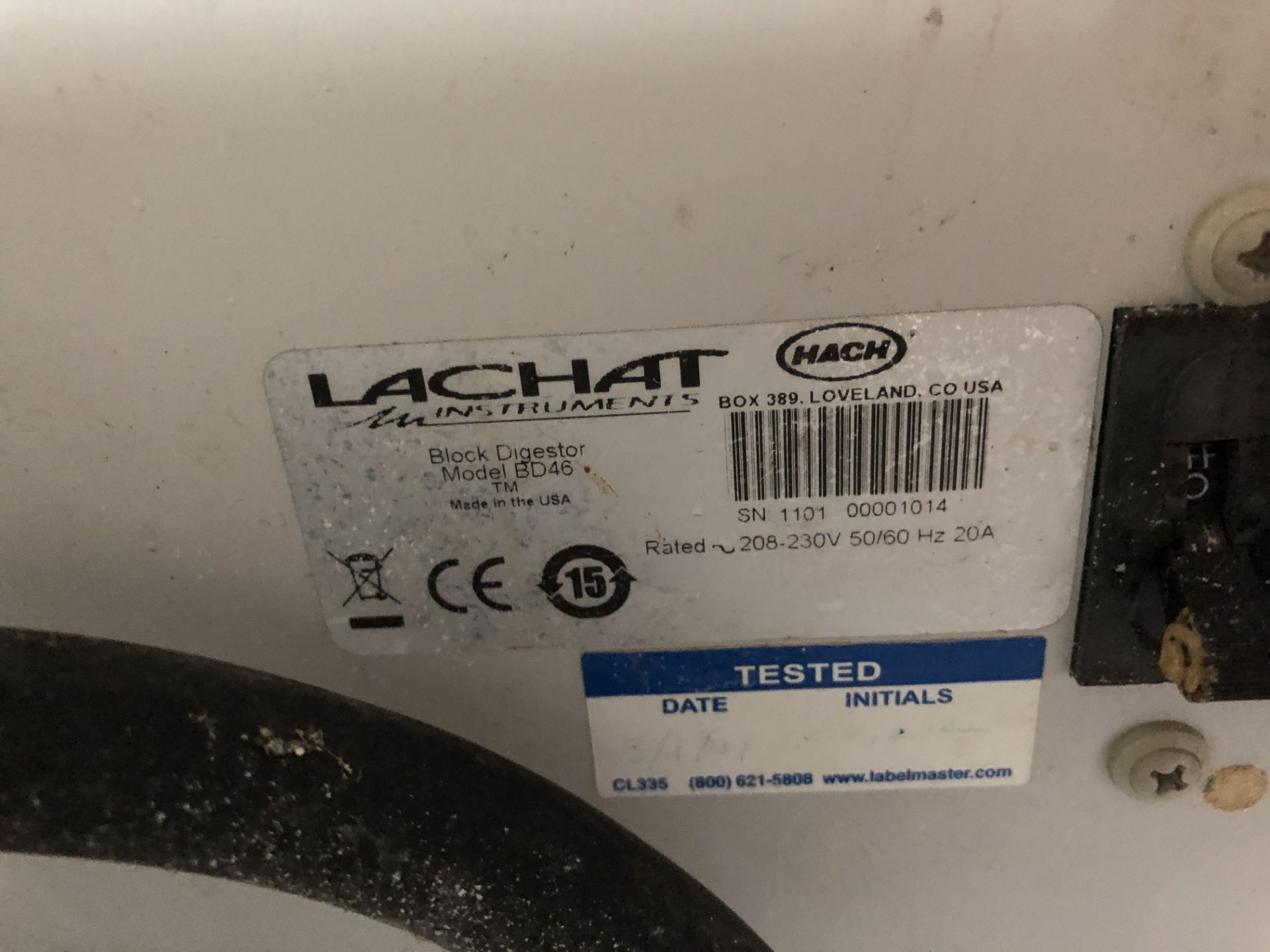 Lachat BD-46 Block Digestor (sample heaters) - Image 4 of 5