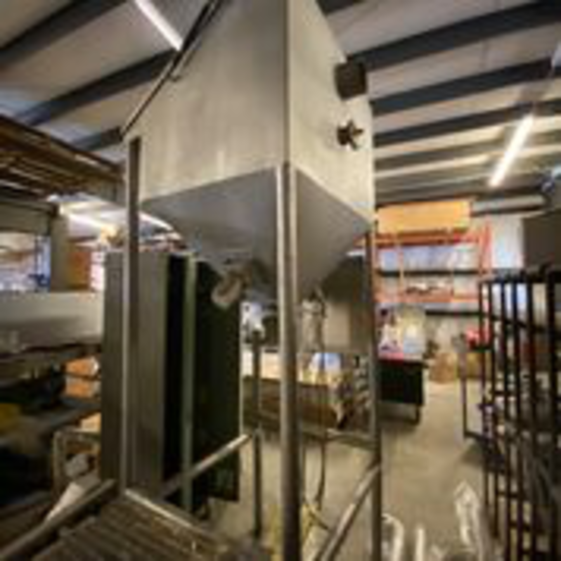 Stainless Powder Dump Hopper. LOADING FEE $250 - Image 2 of 6