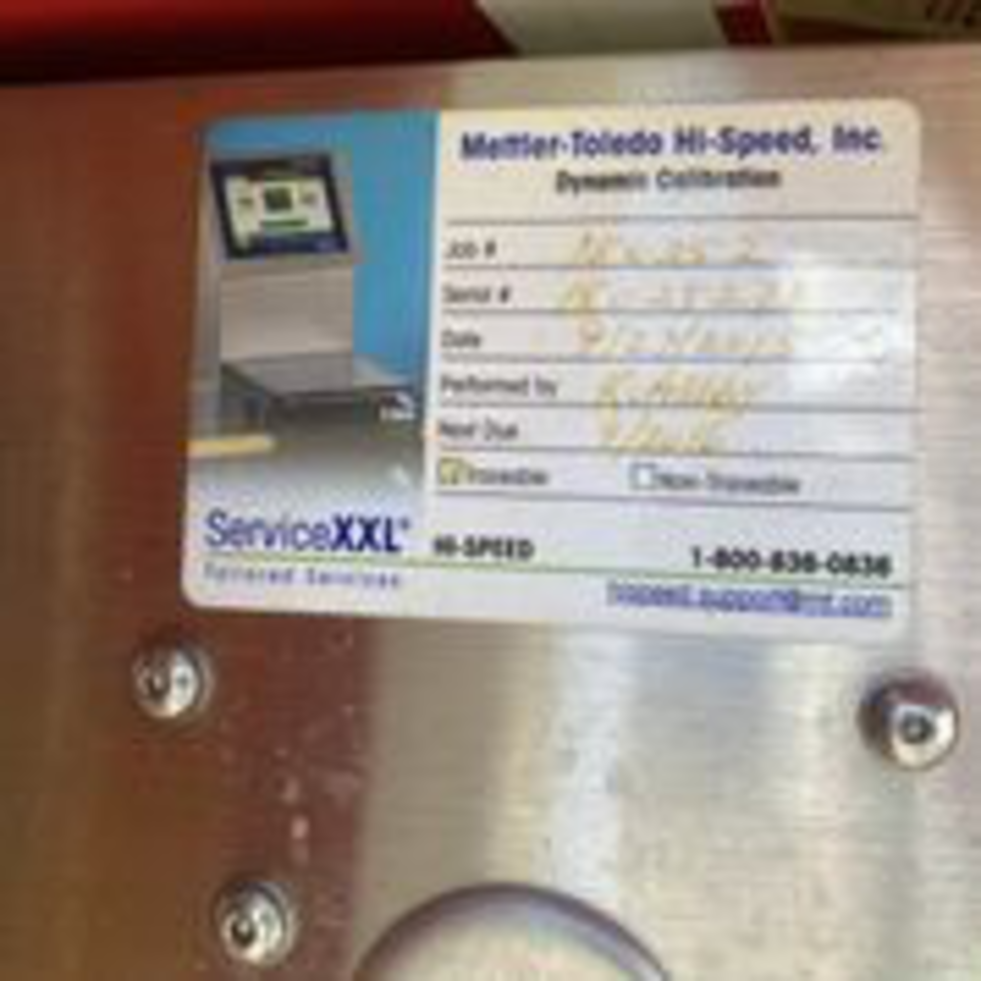 Mettler Toledo Metal Checkweigher. LOADING FEE $100 - Image 5 of 6