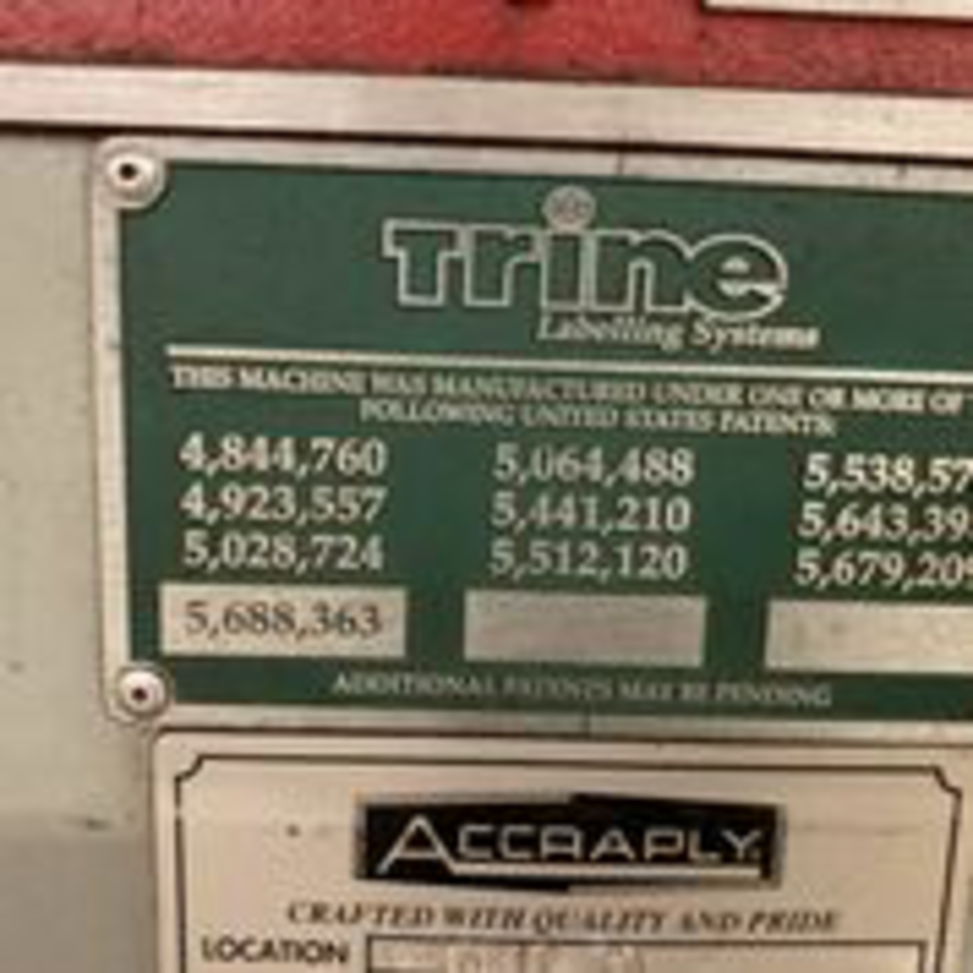 Accraply Trine Heat Tunnel Model 105HT S/N MSN05936 . LOADING FEE $500 - Image 12 of 15