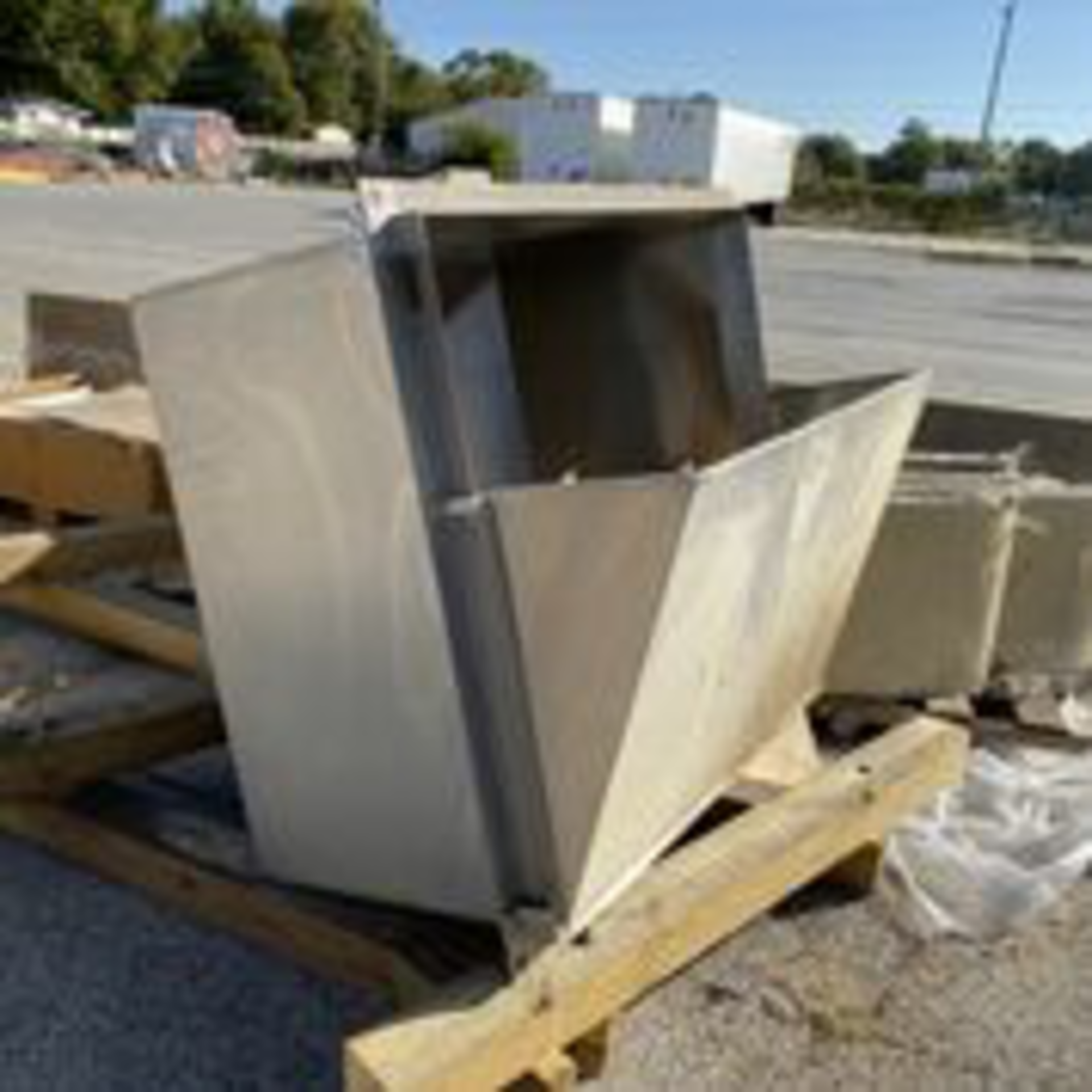 Stainless Hopper. LOADING FEE $150