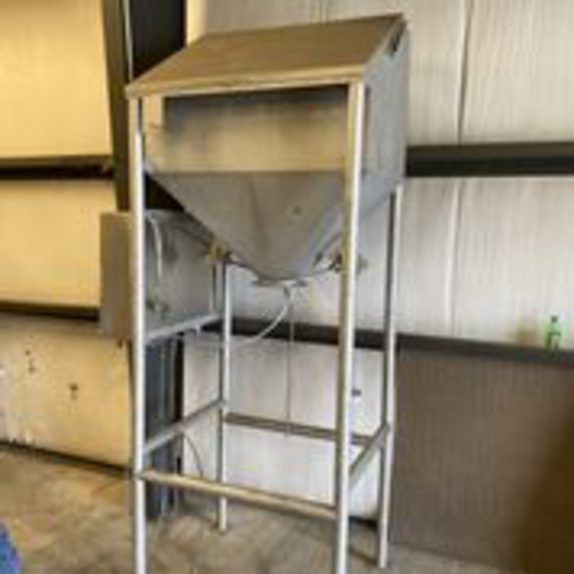 Stainless Powder Dump Hopper. LOADING FEE $250 - Image 5 of 6