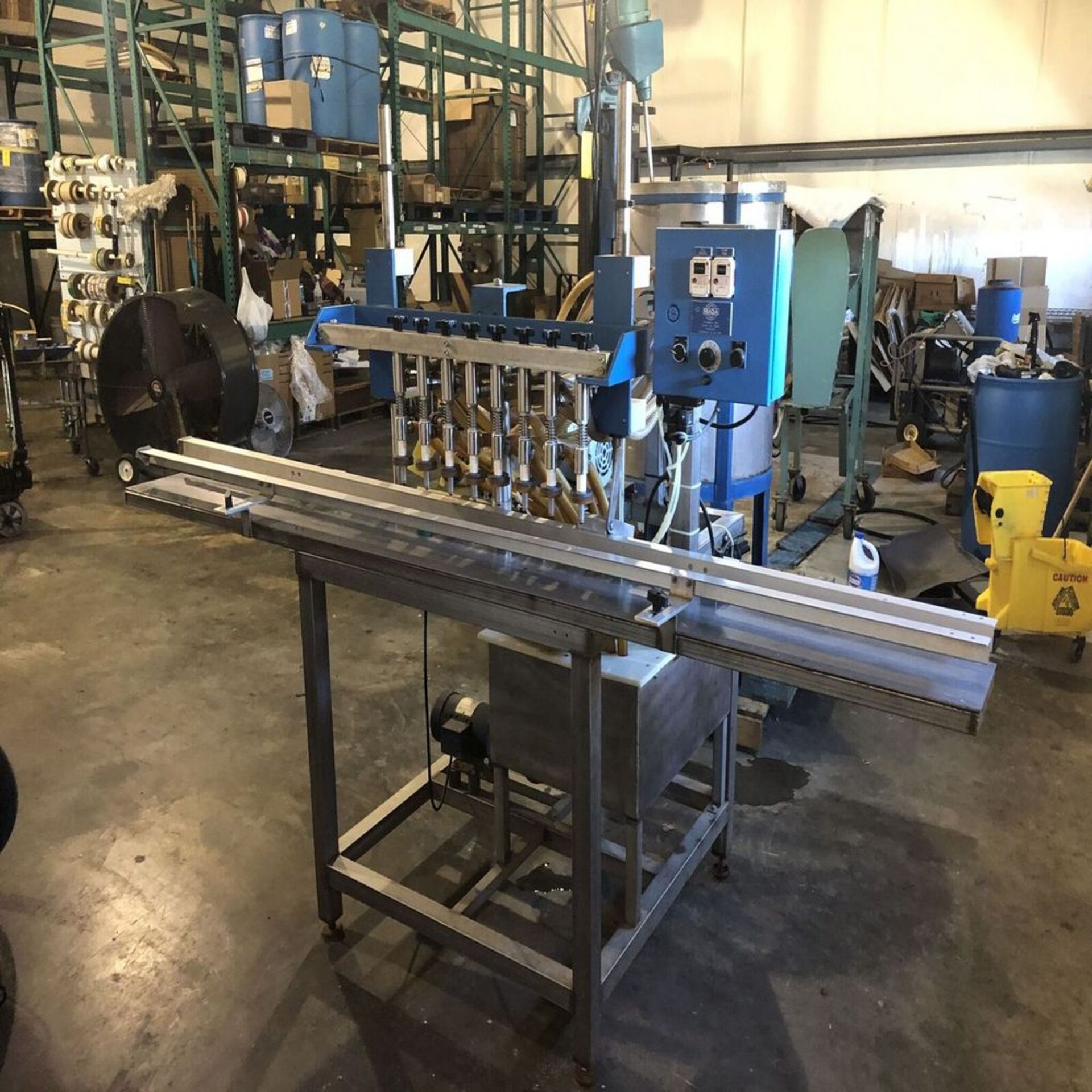 Riada In-Line Filler 8 Head Bottle Filler, Rigging Price: $150